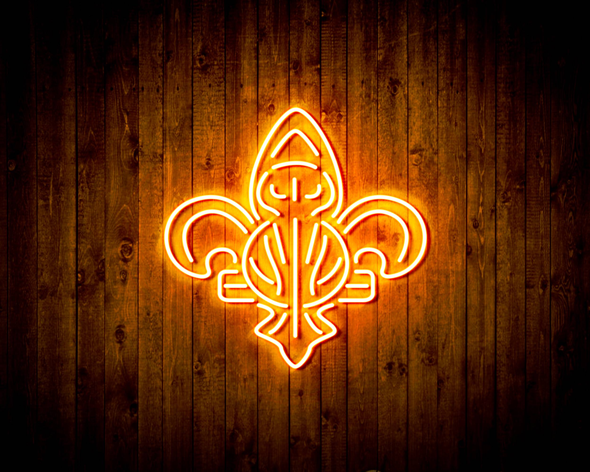 NBA New Orleans Pelicans Handmade LED Neon Light Sign