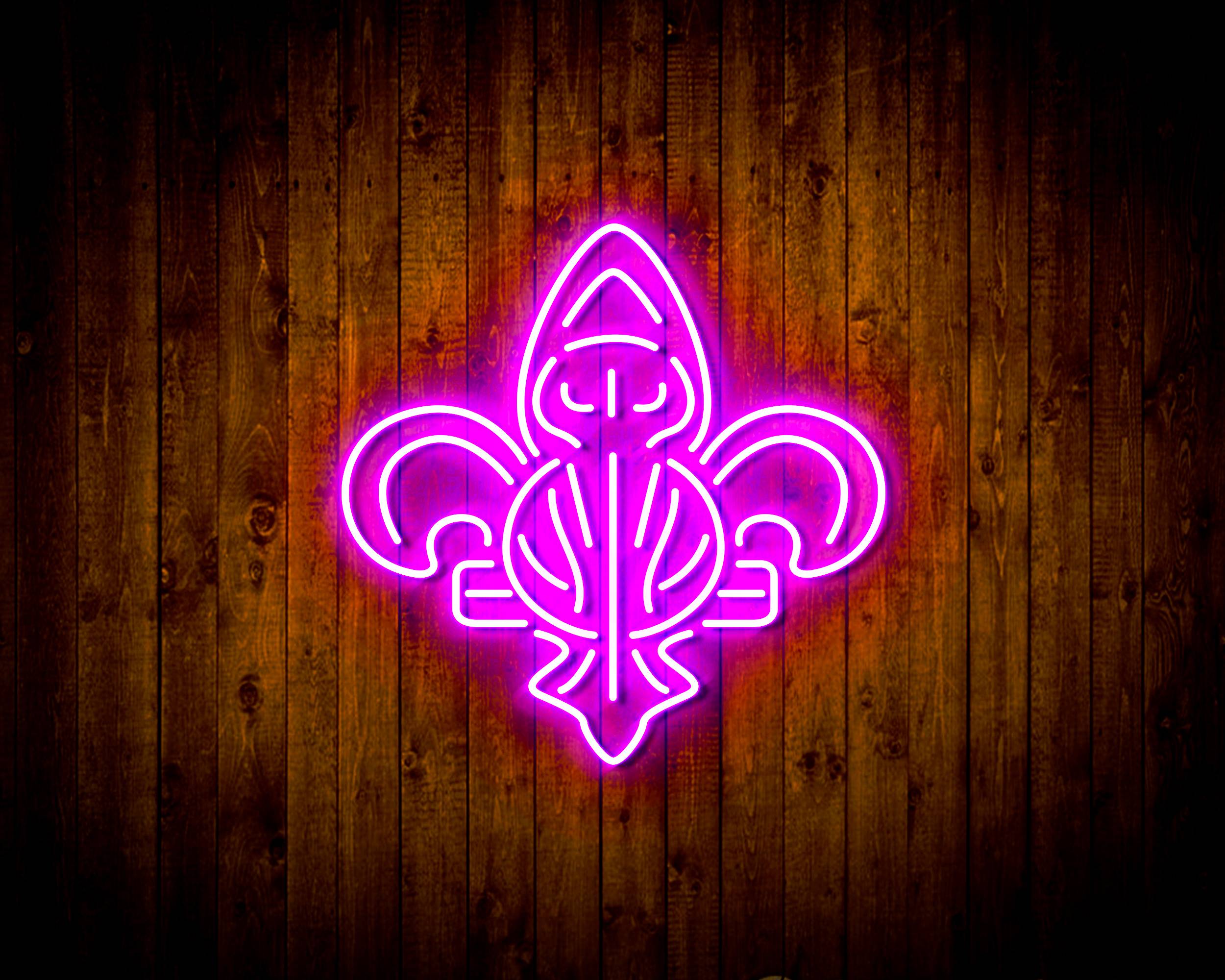 NBA New Orleans Pelicans Handmade LED Neon Light Sign