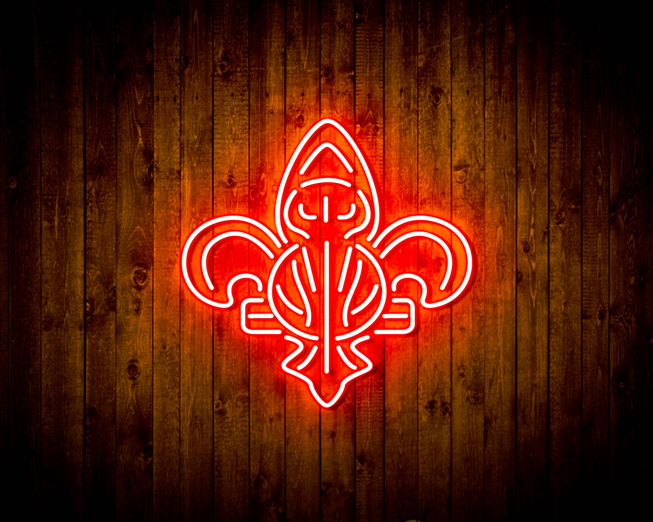 NBA New Orleans Pelicans Handmade LED Neon Light Sign