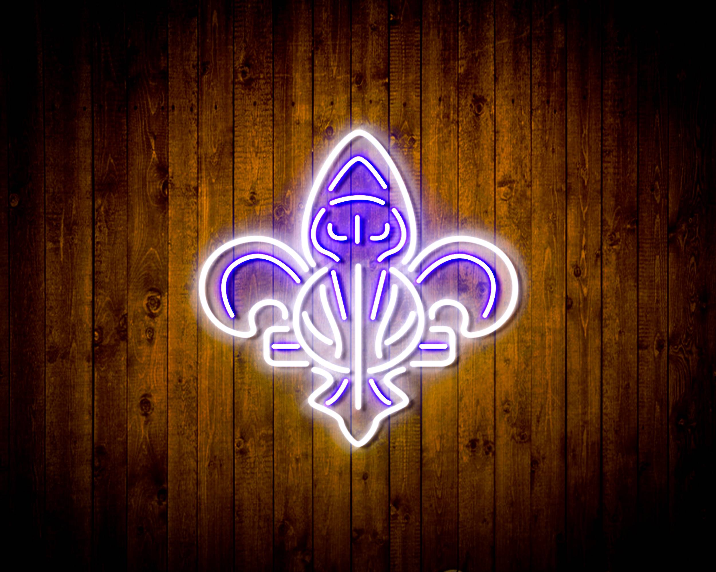 NBA New Orleans Pelicans Handmade LED Neon Light Sign