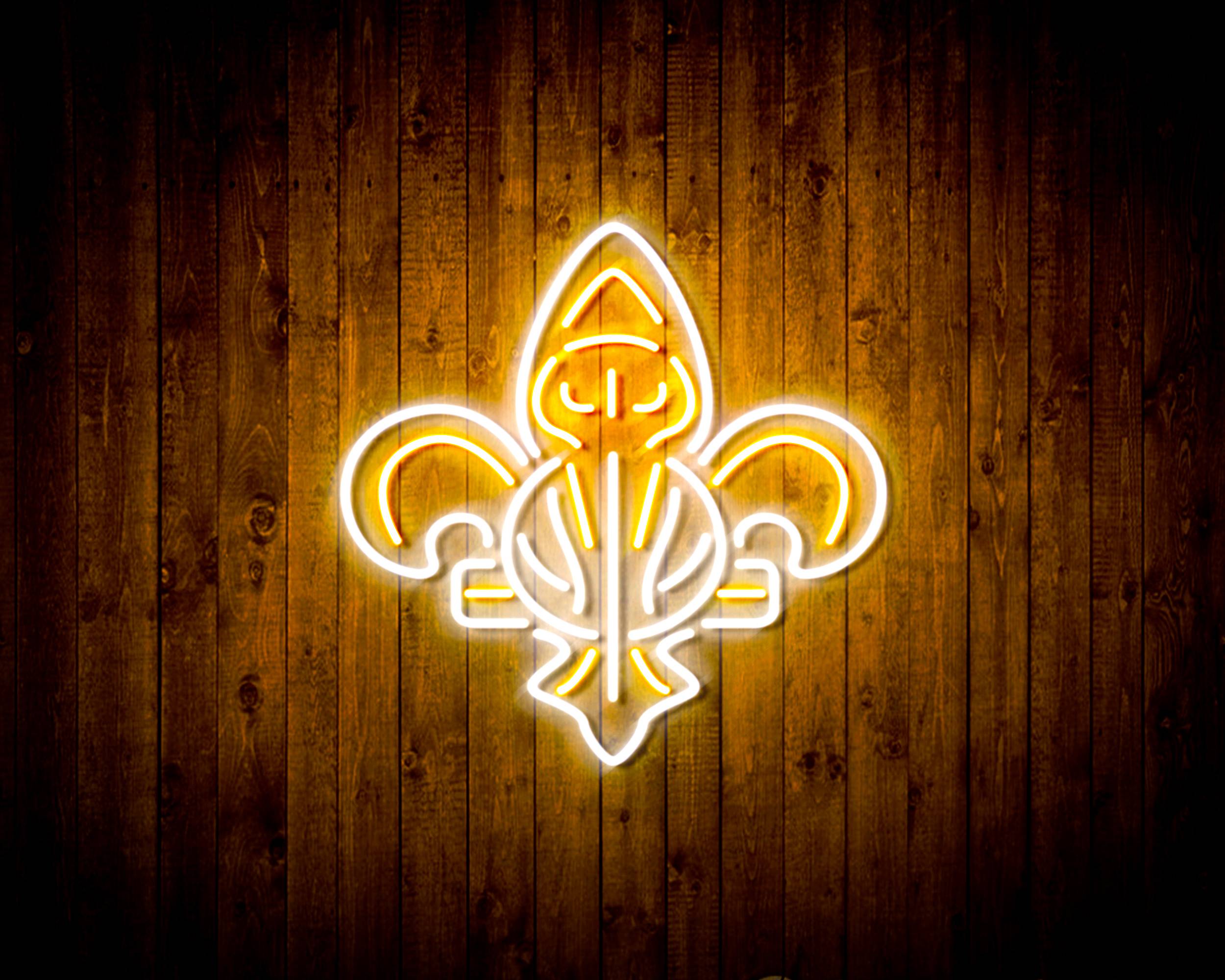 NBA New Orleans Pelicans Handmade LED Neon Light Sign