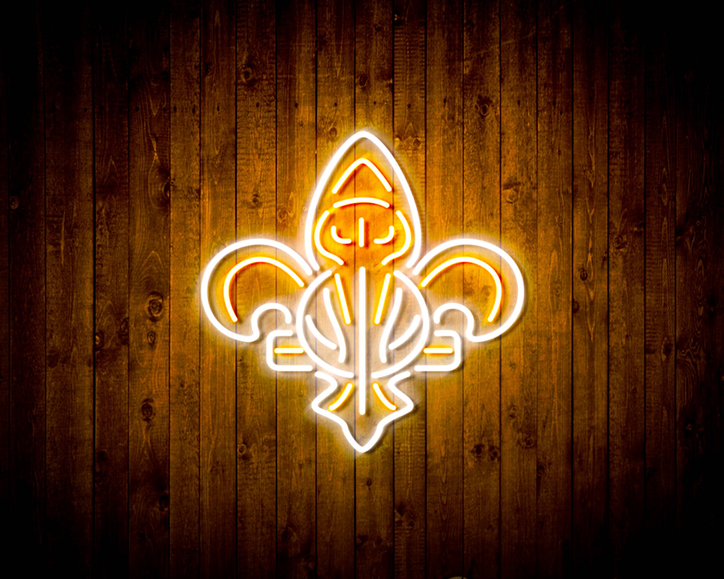 NBA New Orleans Pelicans Handmade LED Neon Light Sign