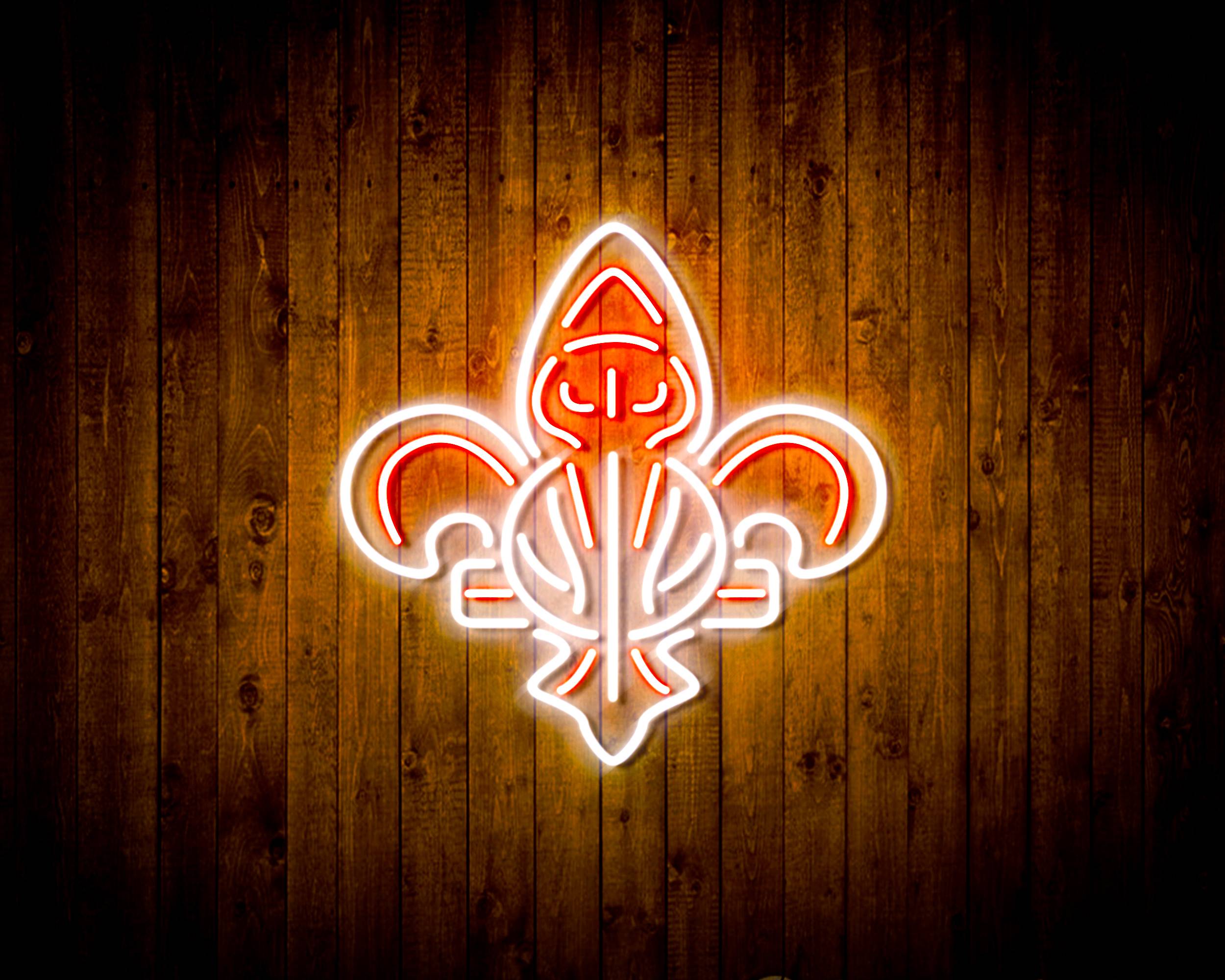 NBA New Orleans Pelicans Handmade LED Neon Light Sign