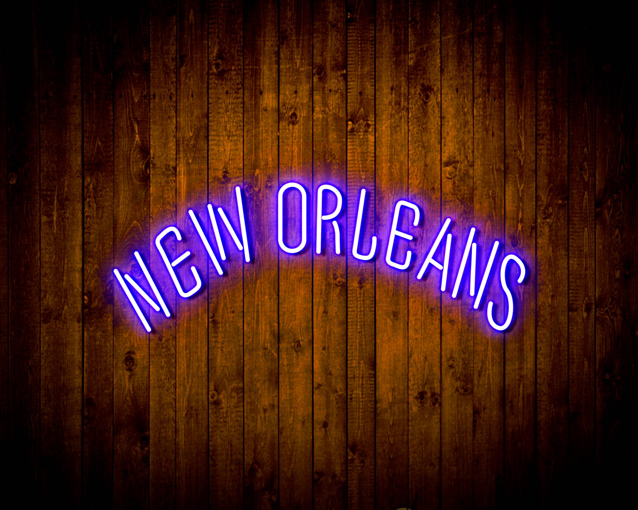 NBA New Orleans Pelicans Handmade LED Neon Light Sign