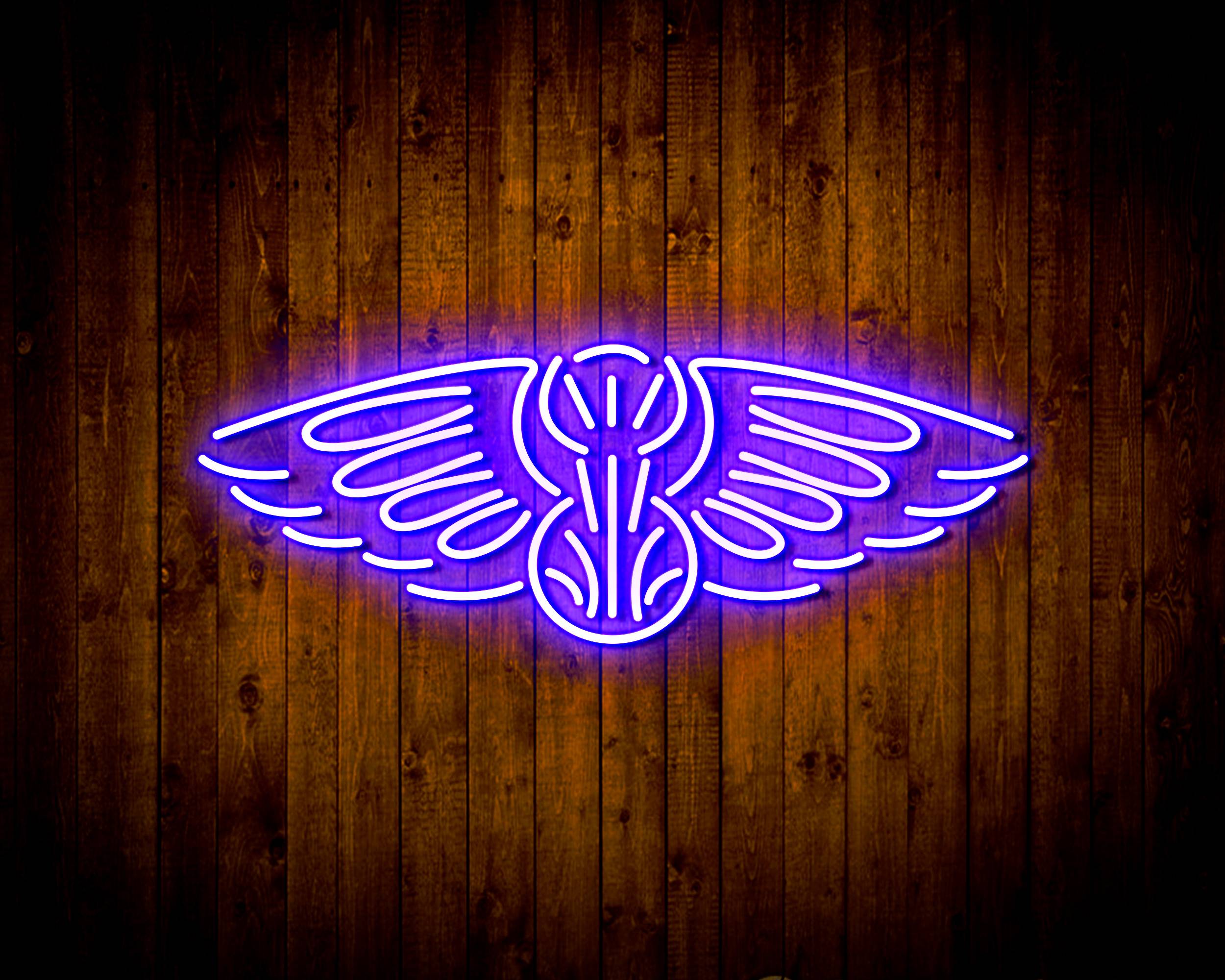 NBA New Orleans Pelicans Handmade LED Neon Light Sign