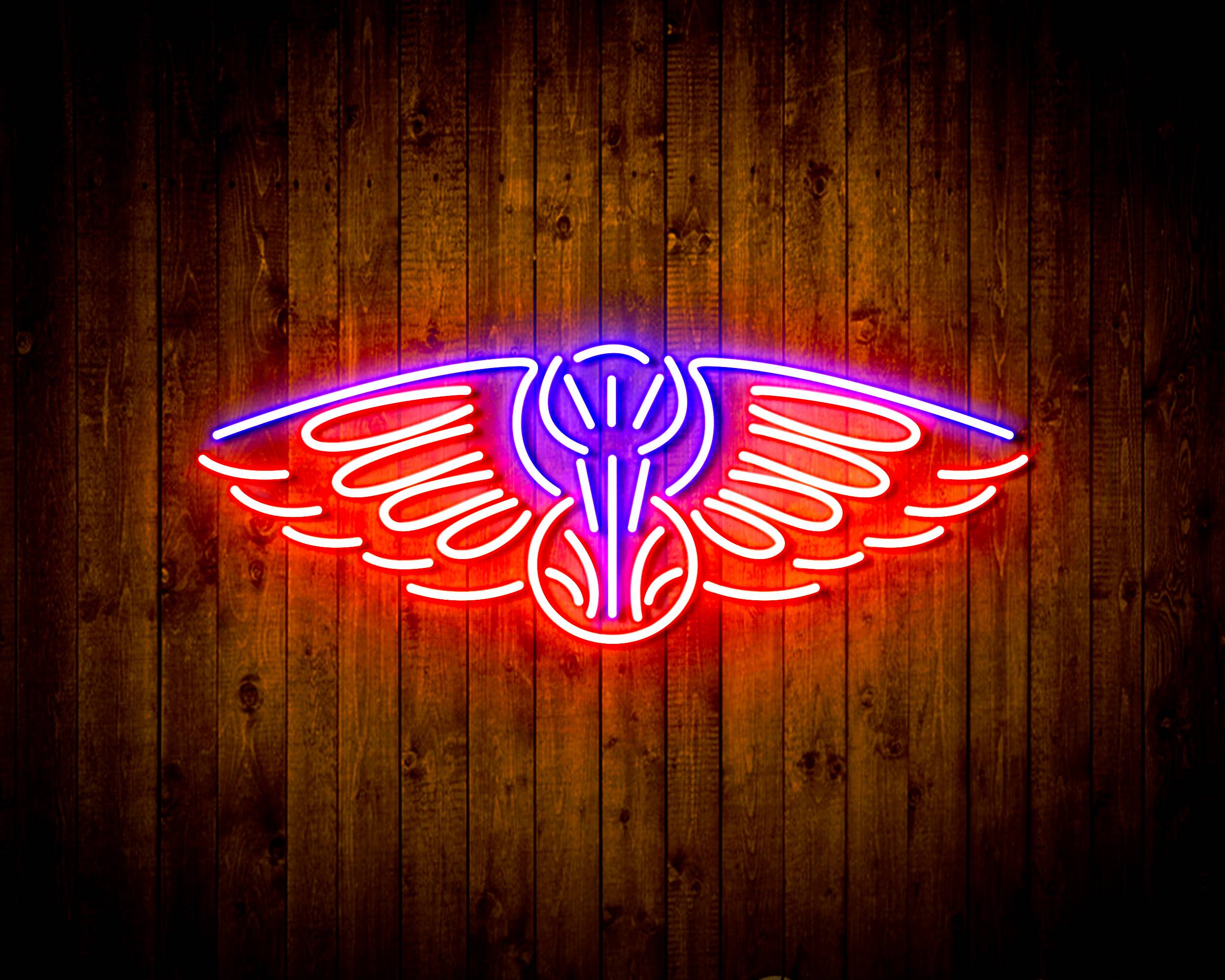 NBA New Orleans Pelicans Handmade LED Neon Light Sign