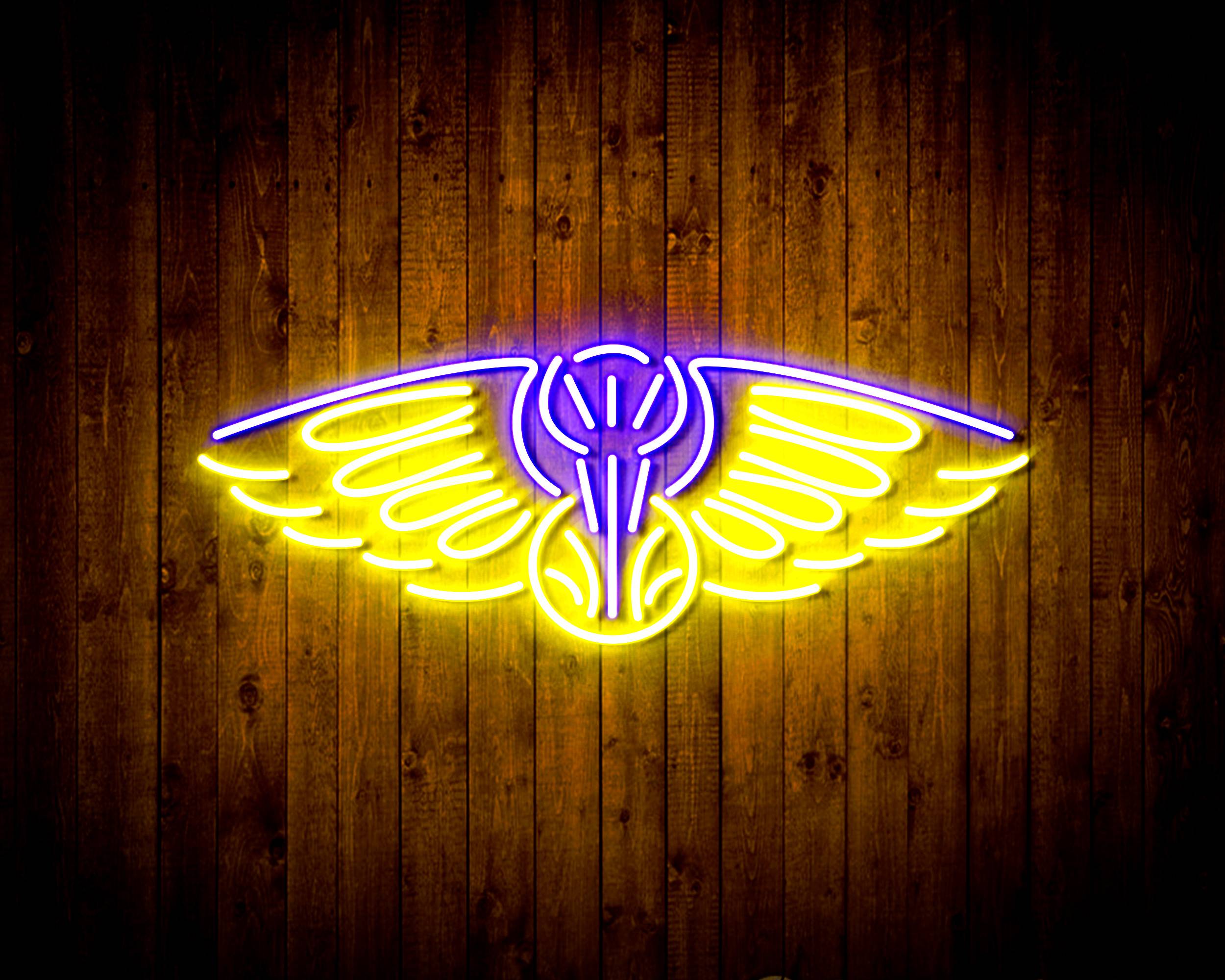 NBA New Orleans Pelicans Handmade LED Neon Light Sign