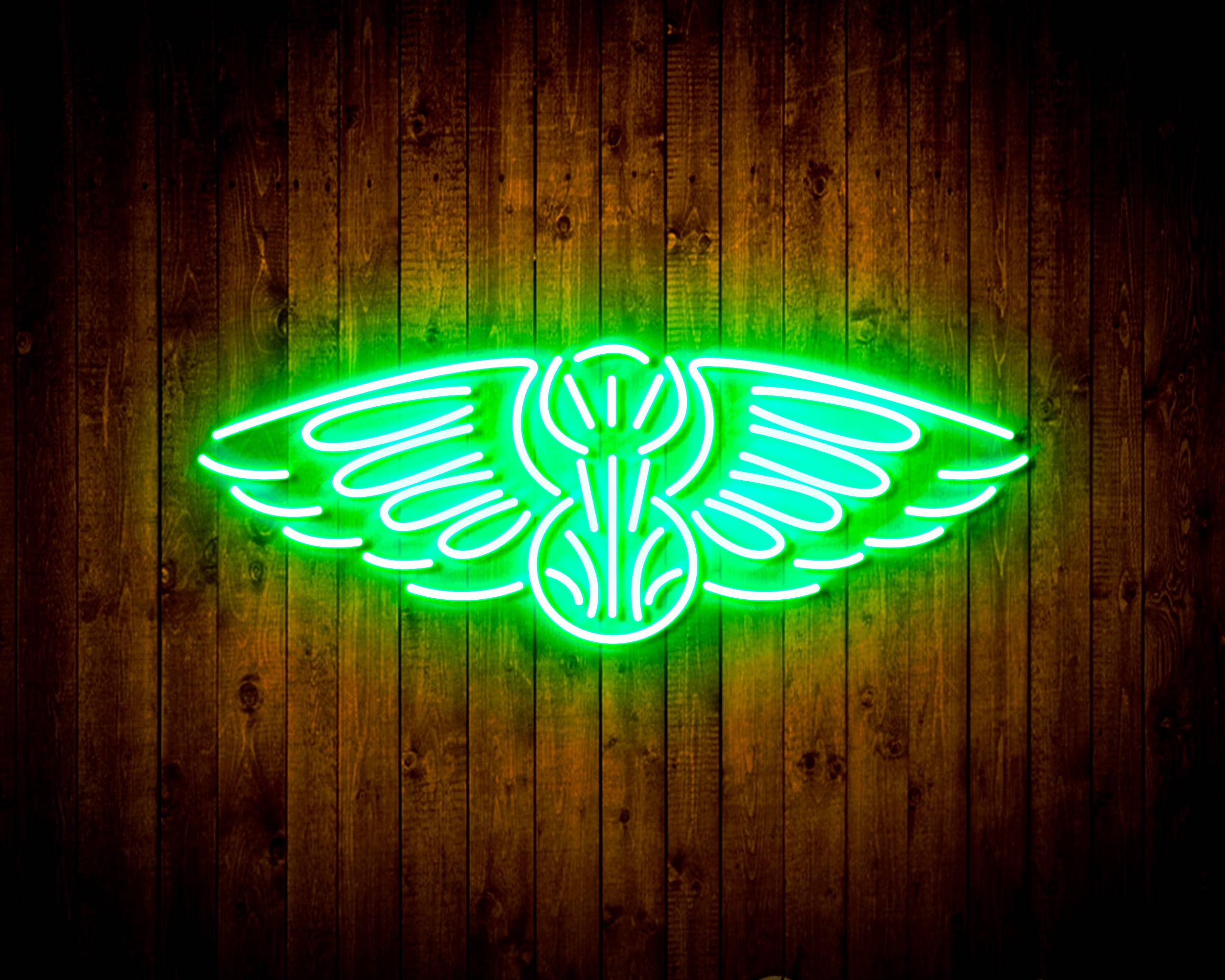 NBA New Orleans Pelicans Handmade LED Neon Light Sign