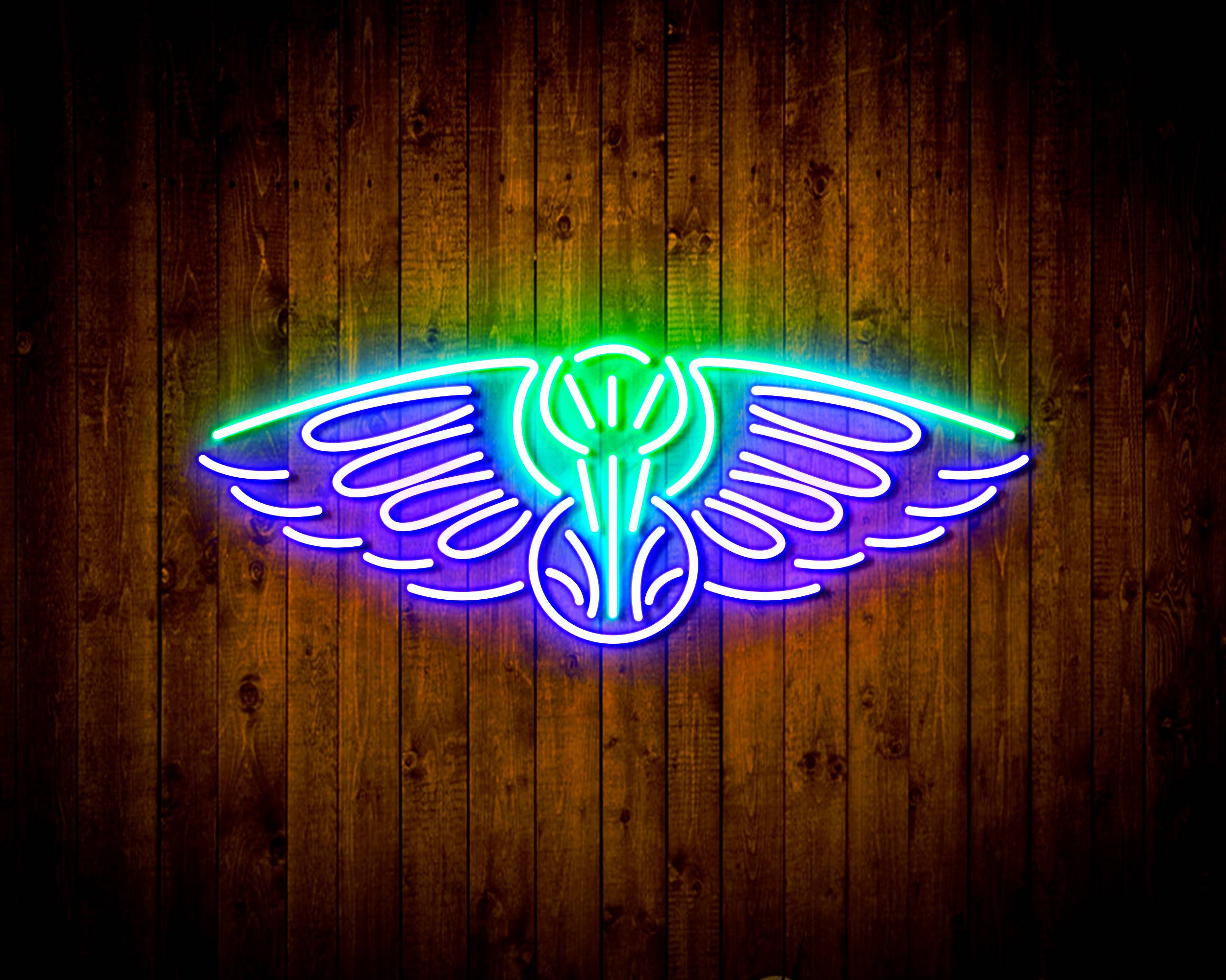 NBA New Orleans Pelicans Handmade LED Neon Light Sign