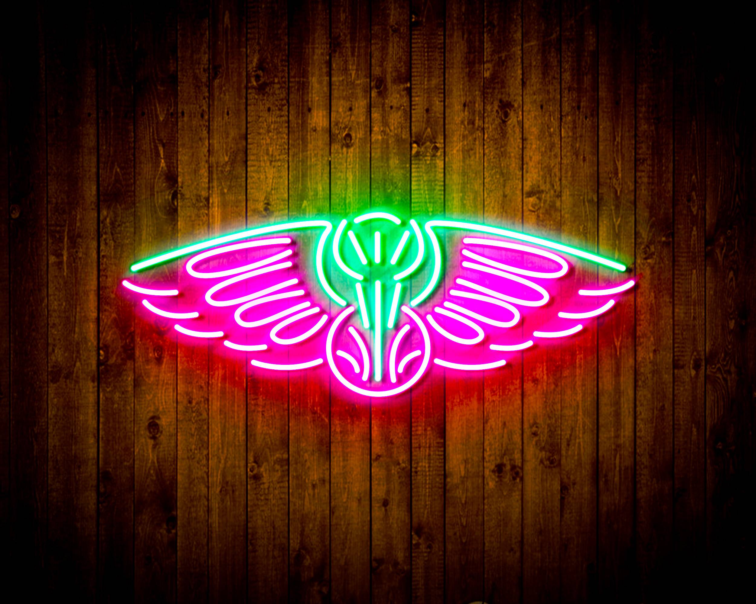 NBA New Orleans Pelicans Handmade LED Neon Light Sign