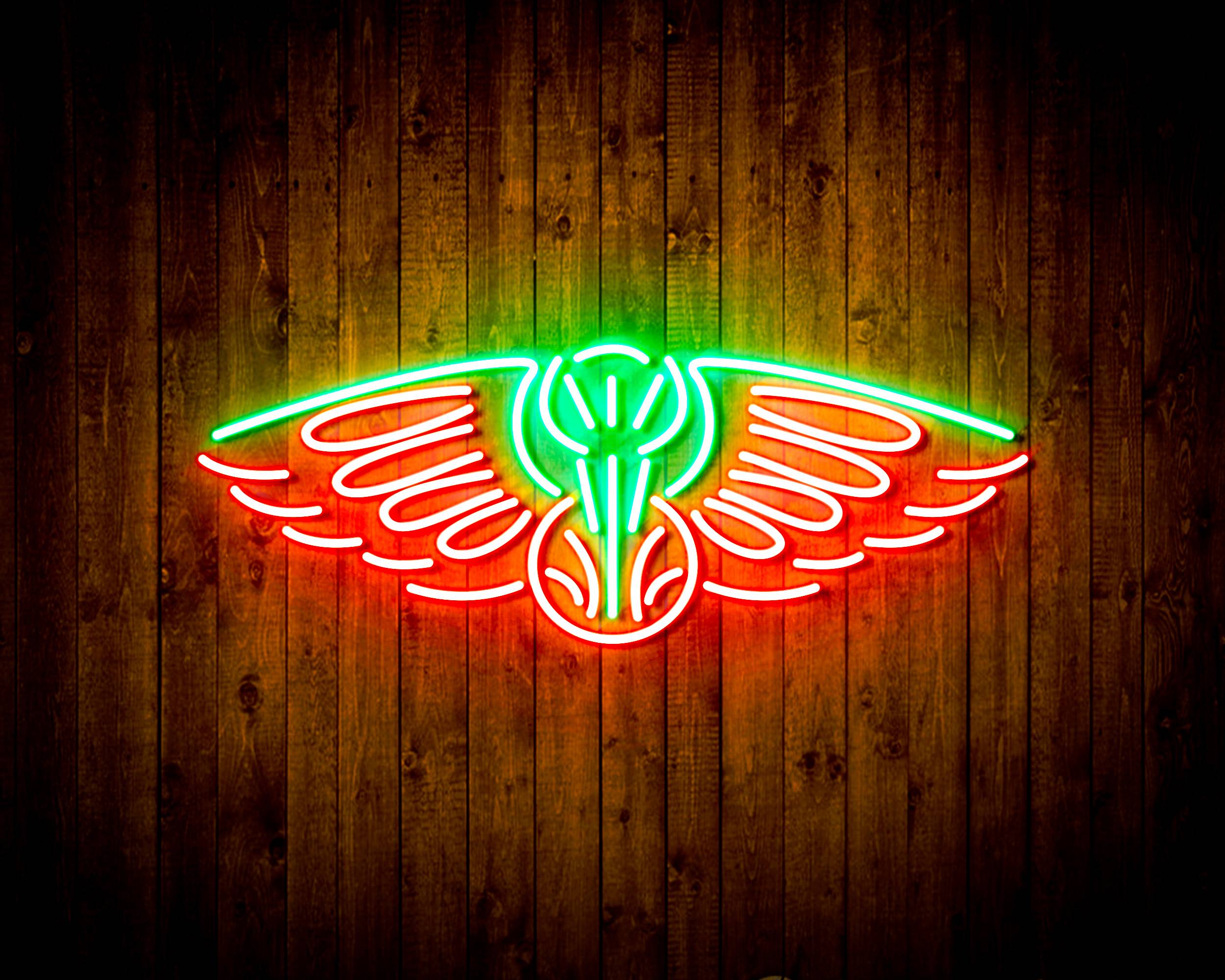 NBA New Orleans Pelicans Handmade LED Neon Light Sign