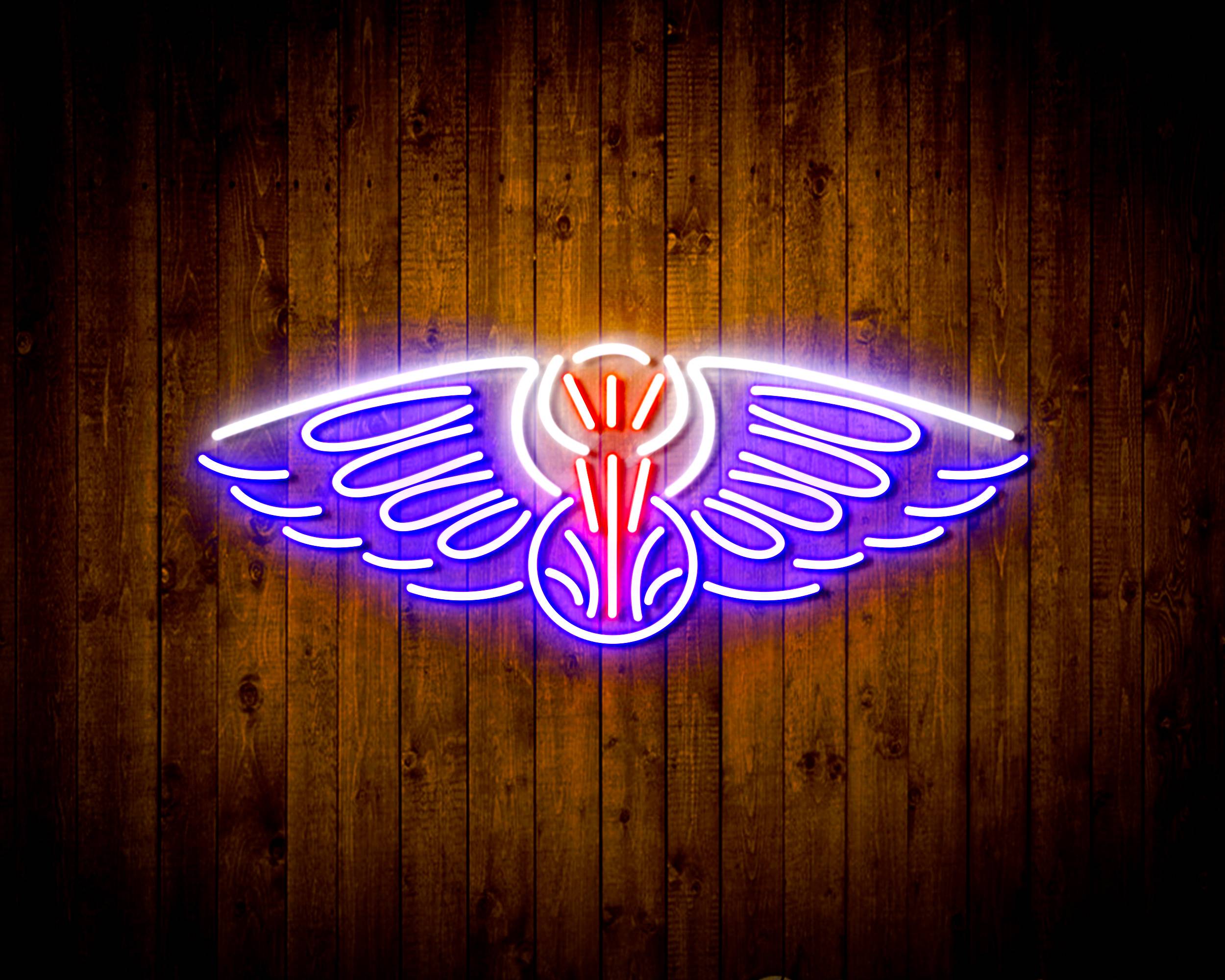 NBA New Orleans Pelicans Handmade LED Neon Light Sign