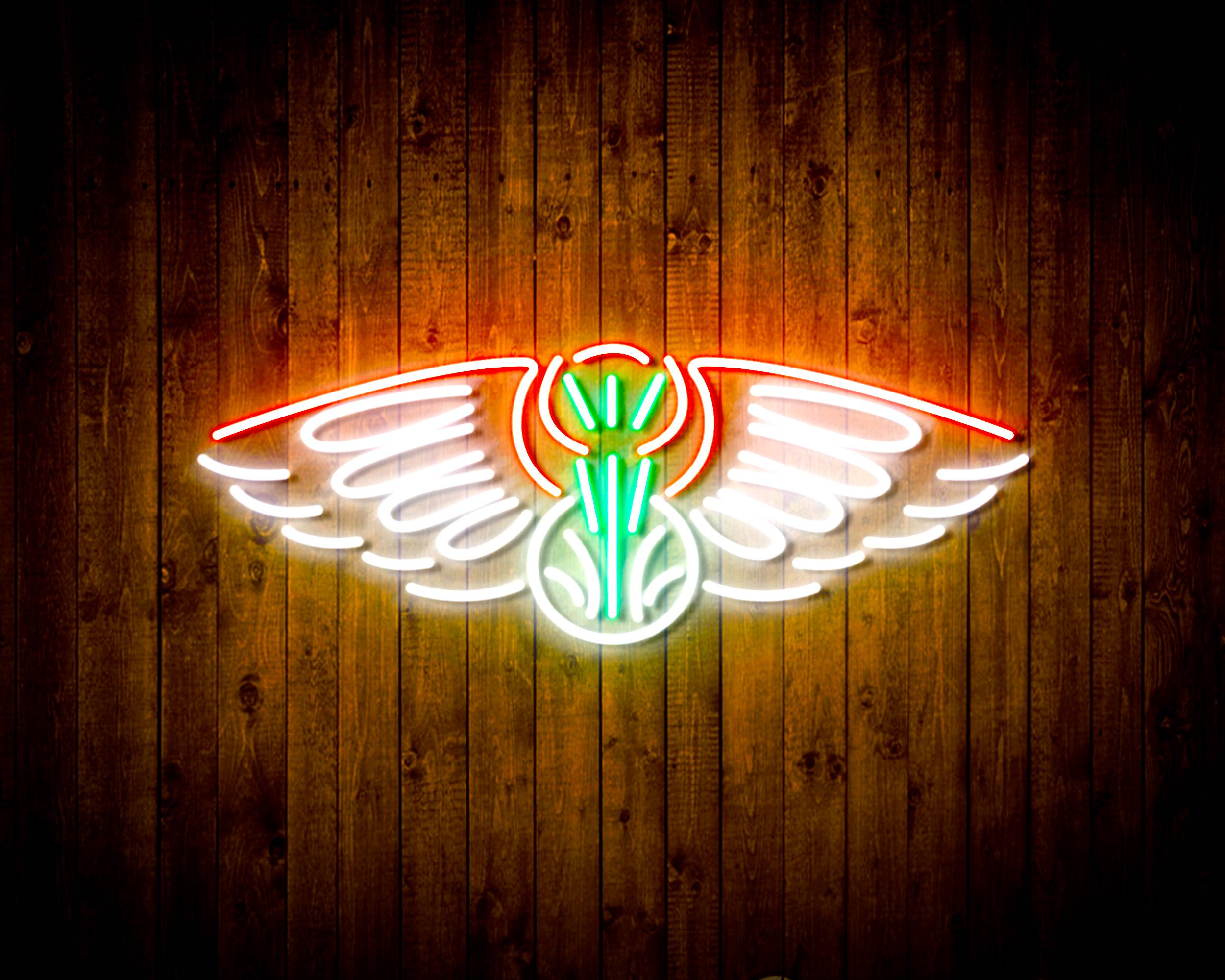 NBA New Orleans Pelicans Handmade LED Neon Light Sign