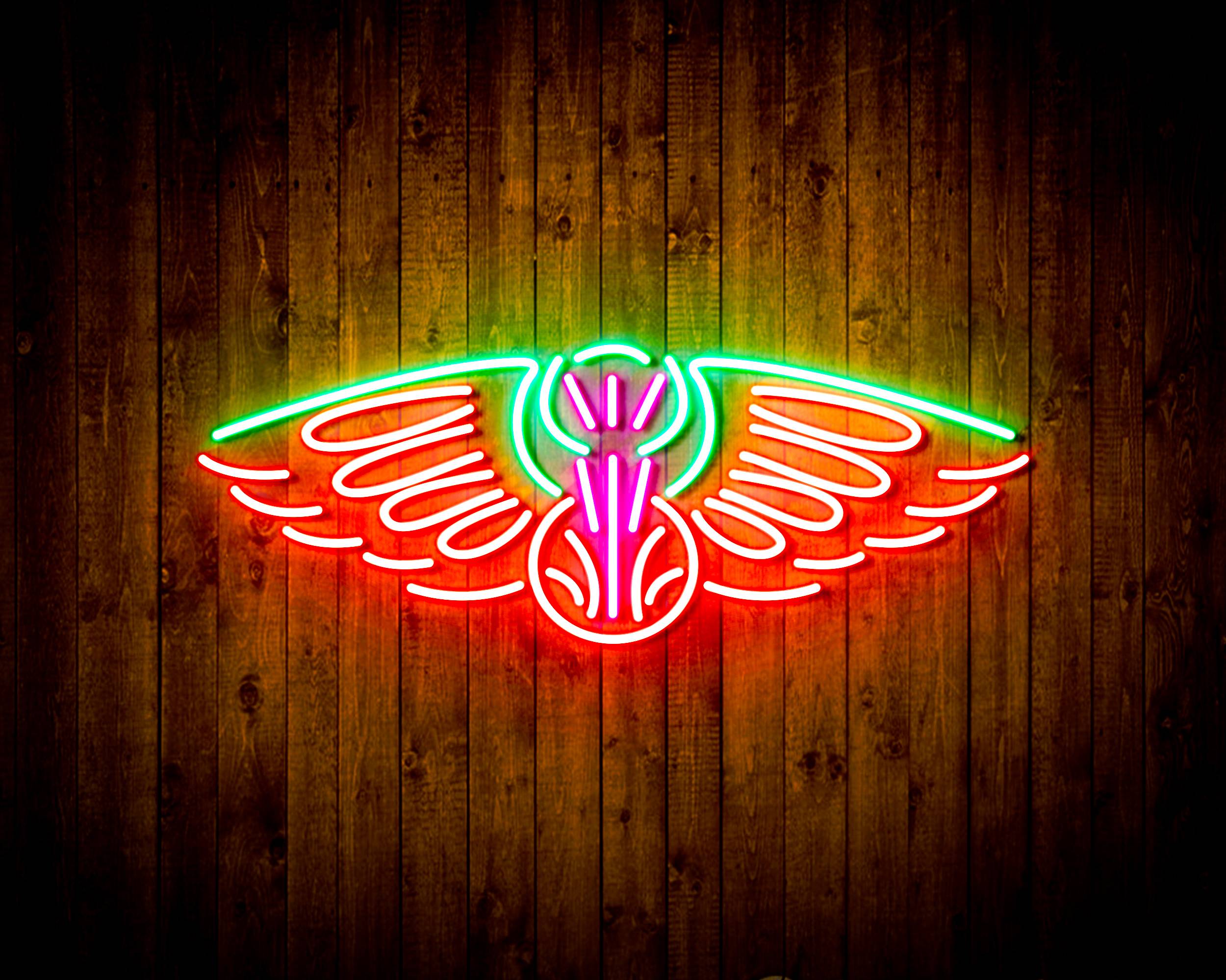 NBA New Orleans Pelicans Handmade LED Neon Light Sign