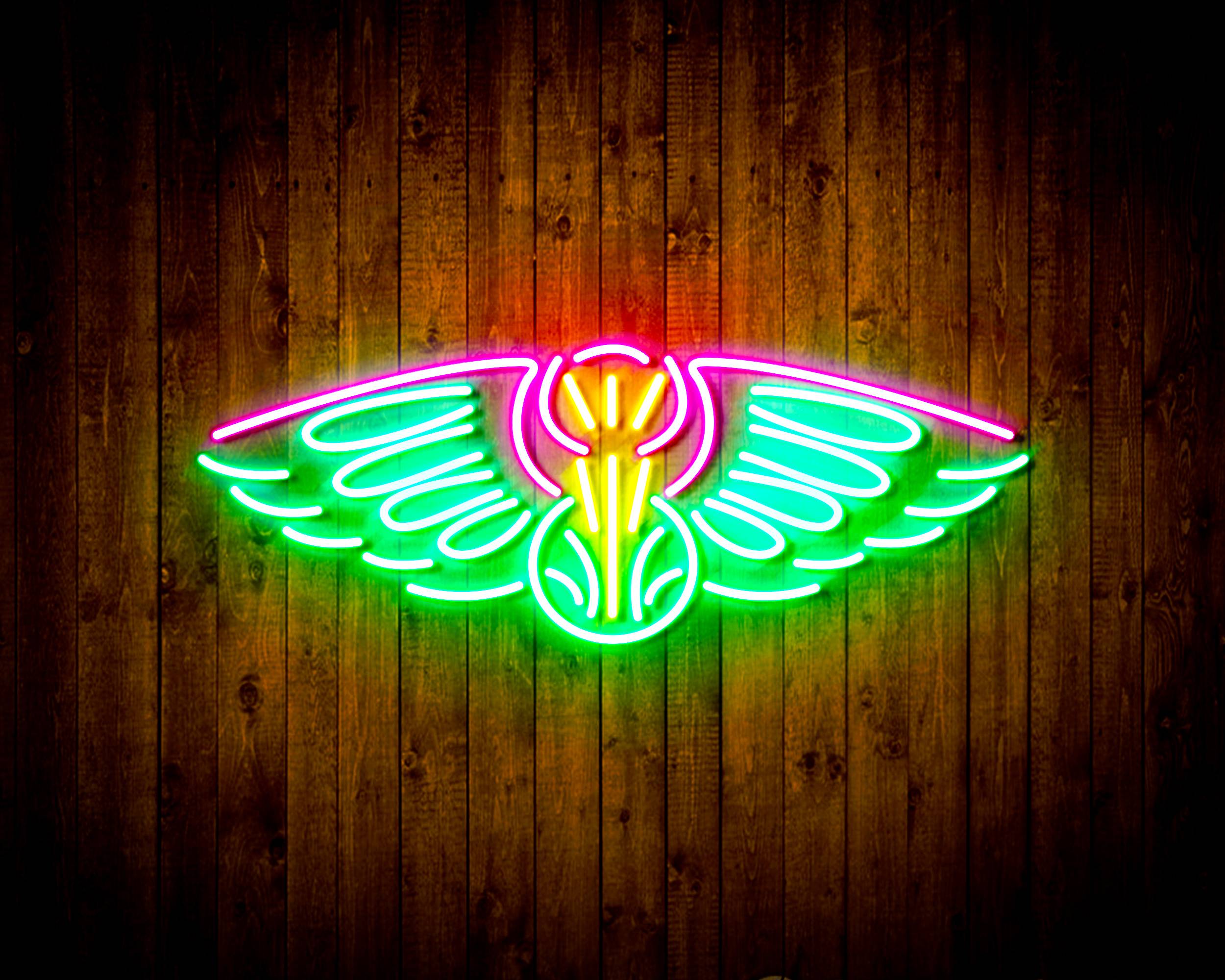 NBA New Orleans Pelicans Handmade LED Neon Light Sign