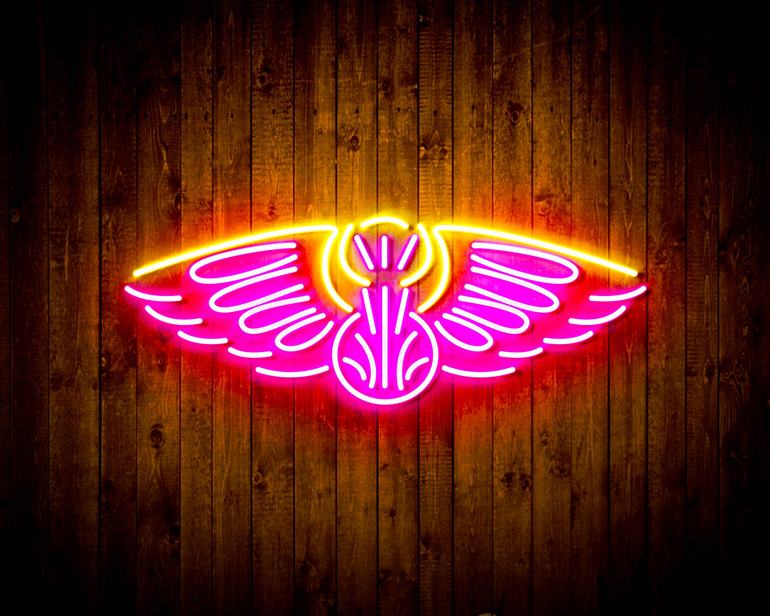 NBA New Orleans Pelicans Handmade LED Neon Light Sign