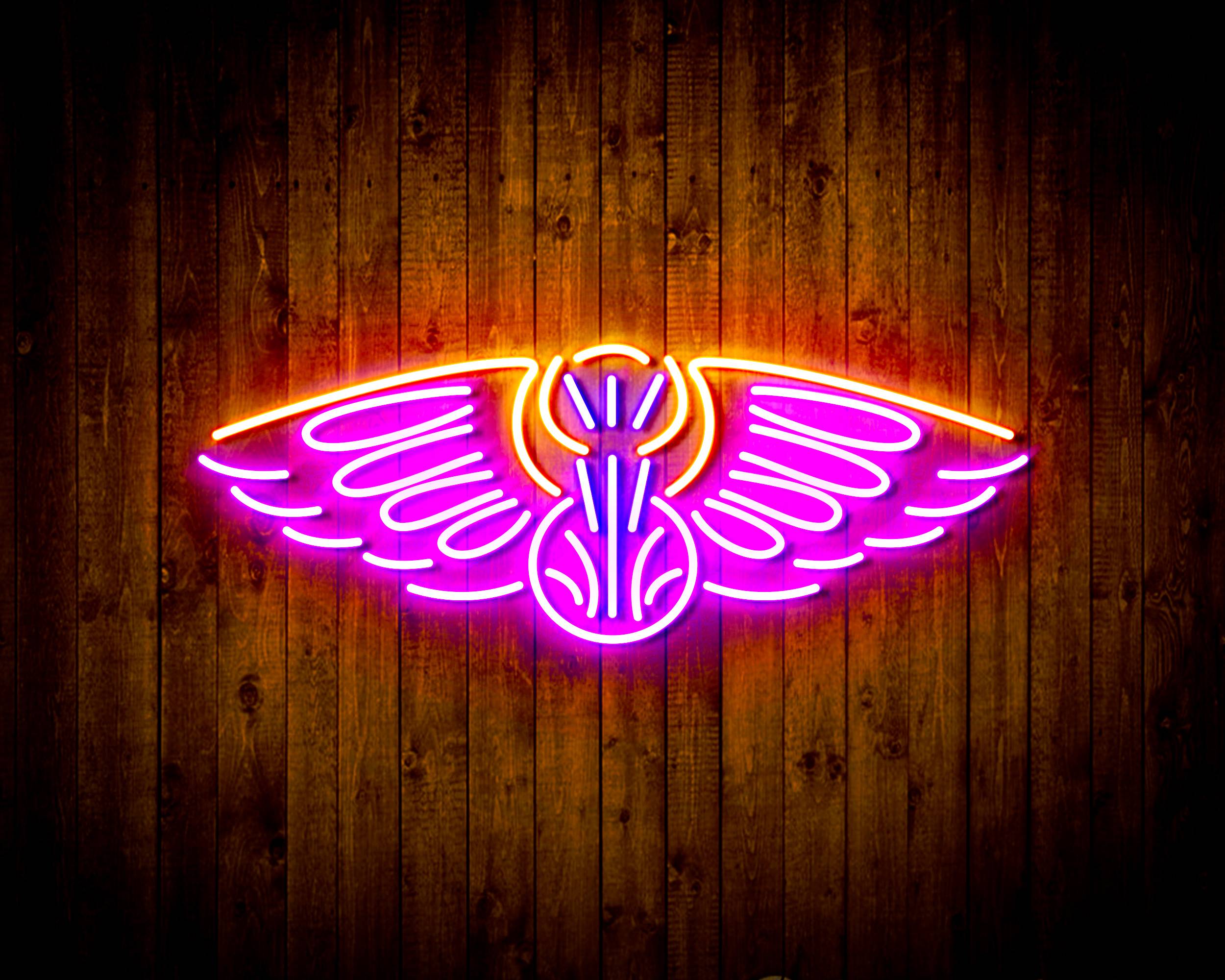 NBA New Orleans Pelicans Handmade LED Neon Light Sign