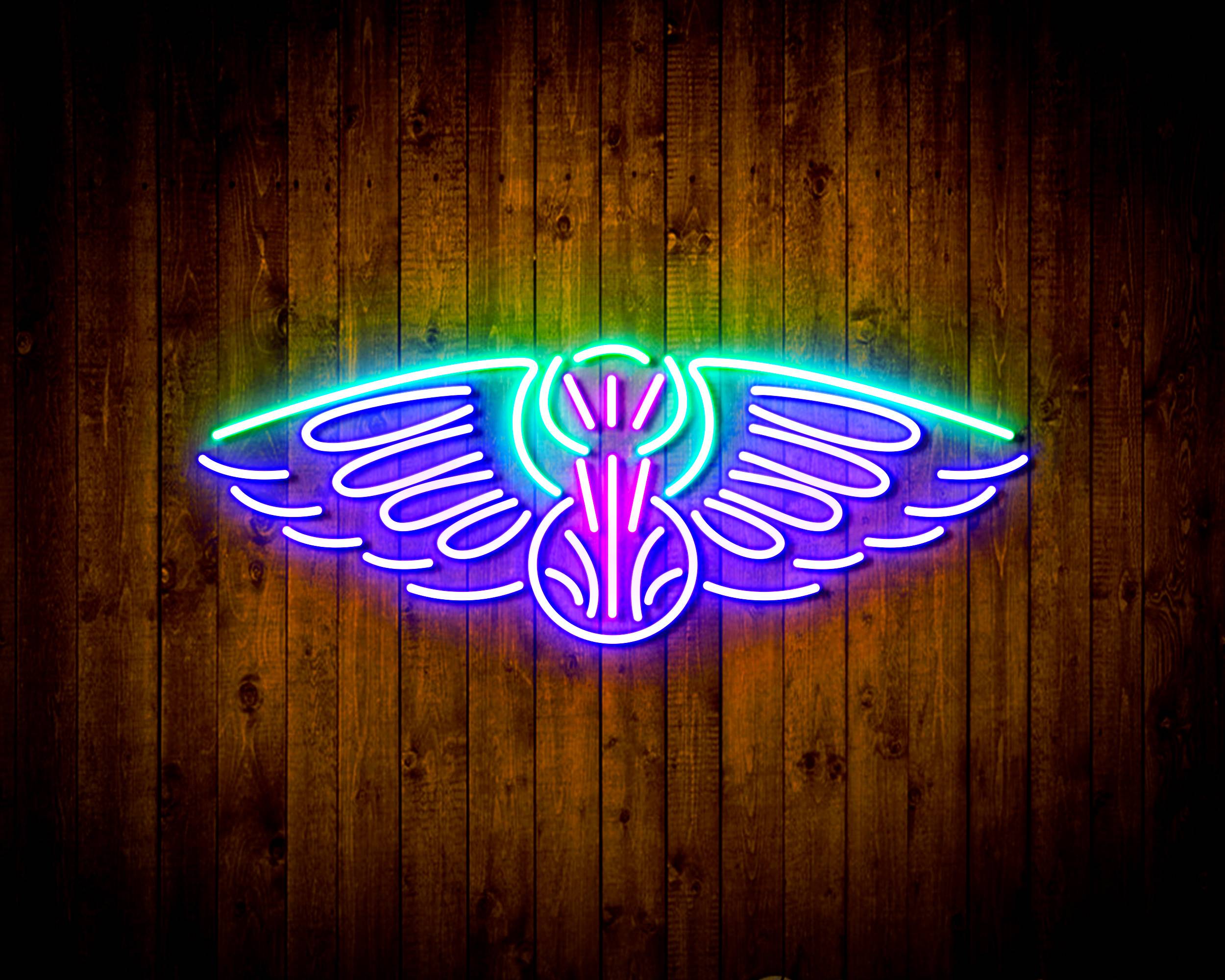 NBA New Orleans Pelicans Handmade LED Neon Light Sign