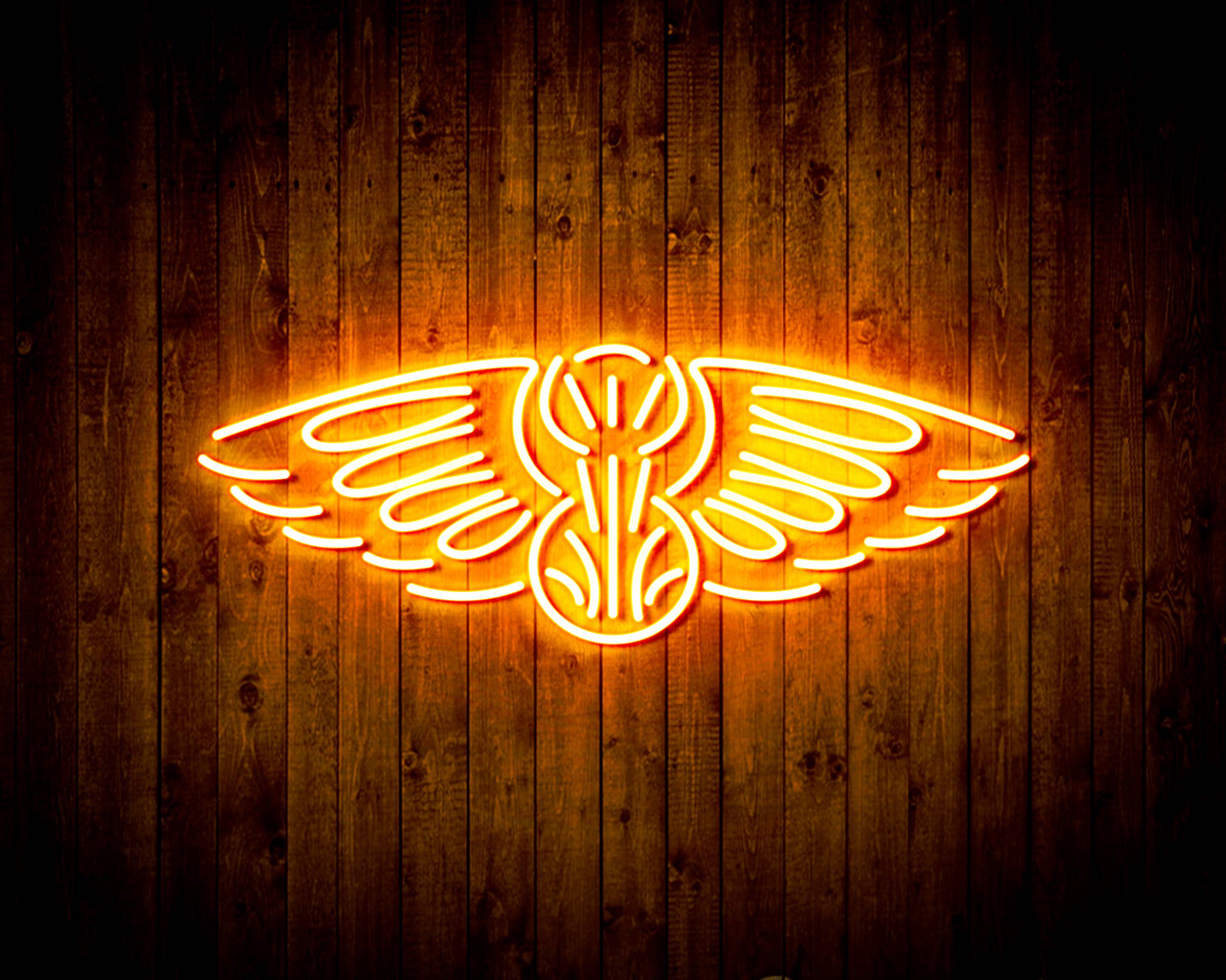 NBA New Orleans Pelicans Handmade LED Neon Light Sign