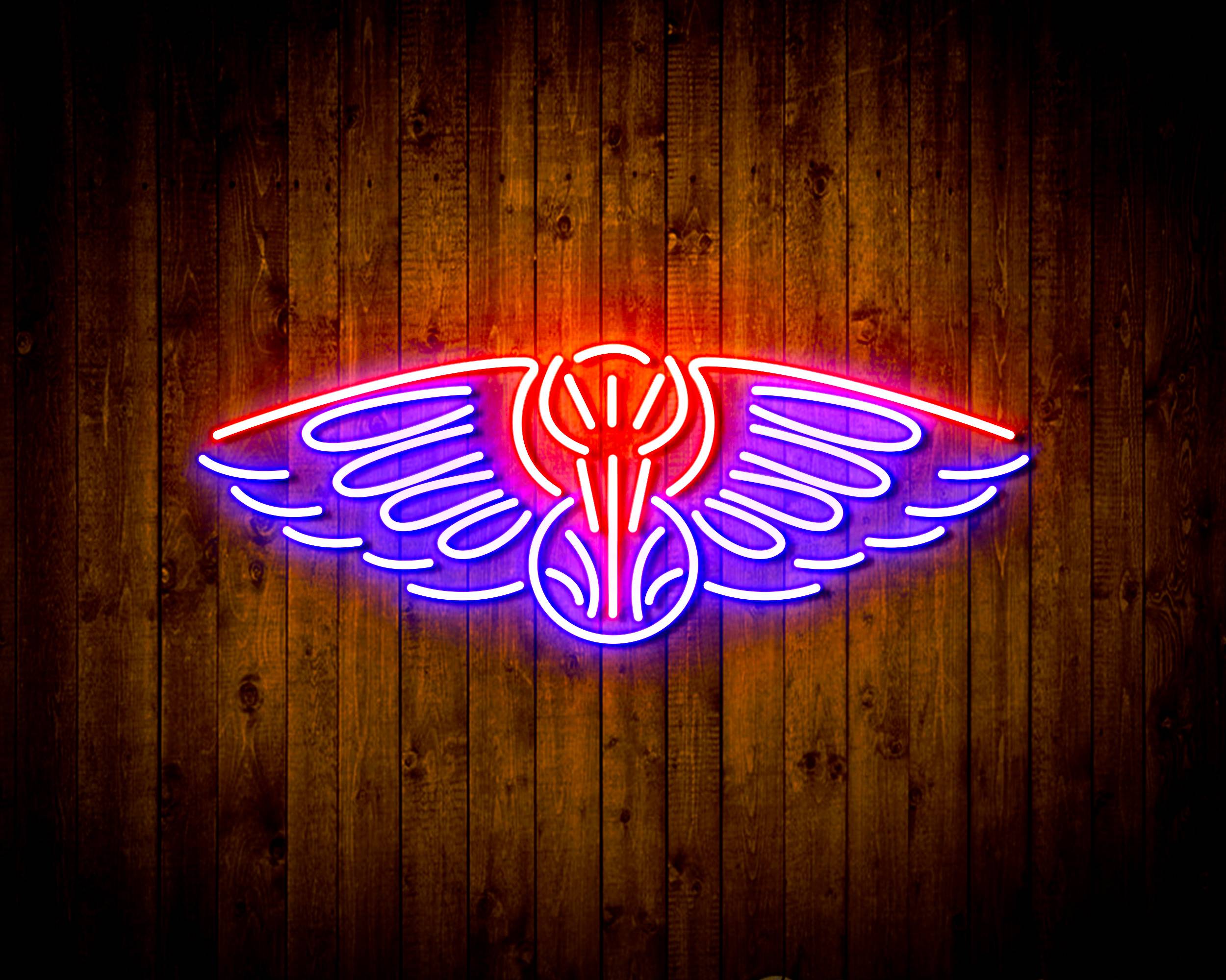 NBA New Orleans Pelicans Handmade LED Neon Light Sign