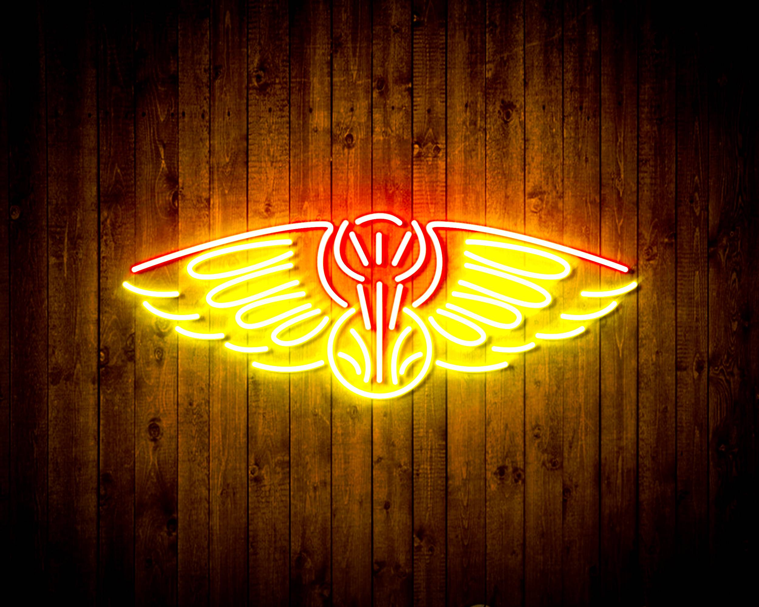 NBA New Orleans Pelicans Handmade LED Neon Light Sign