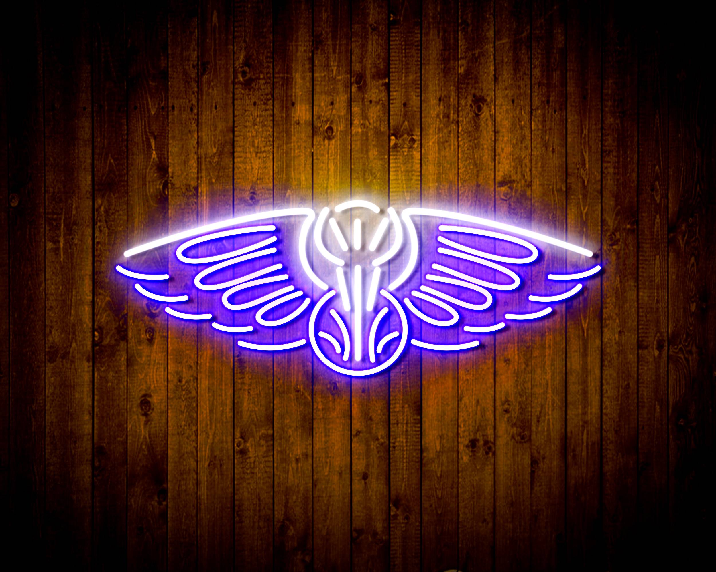 NBA New Orleans Pelicans Handmade LED Neon Light Sign