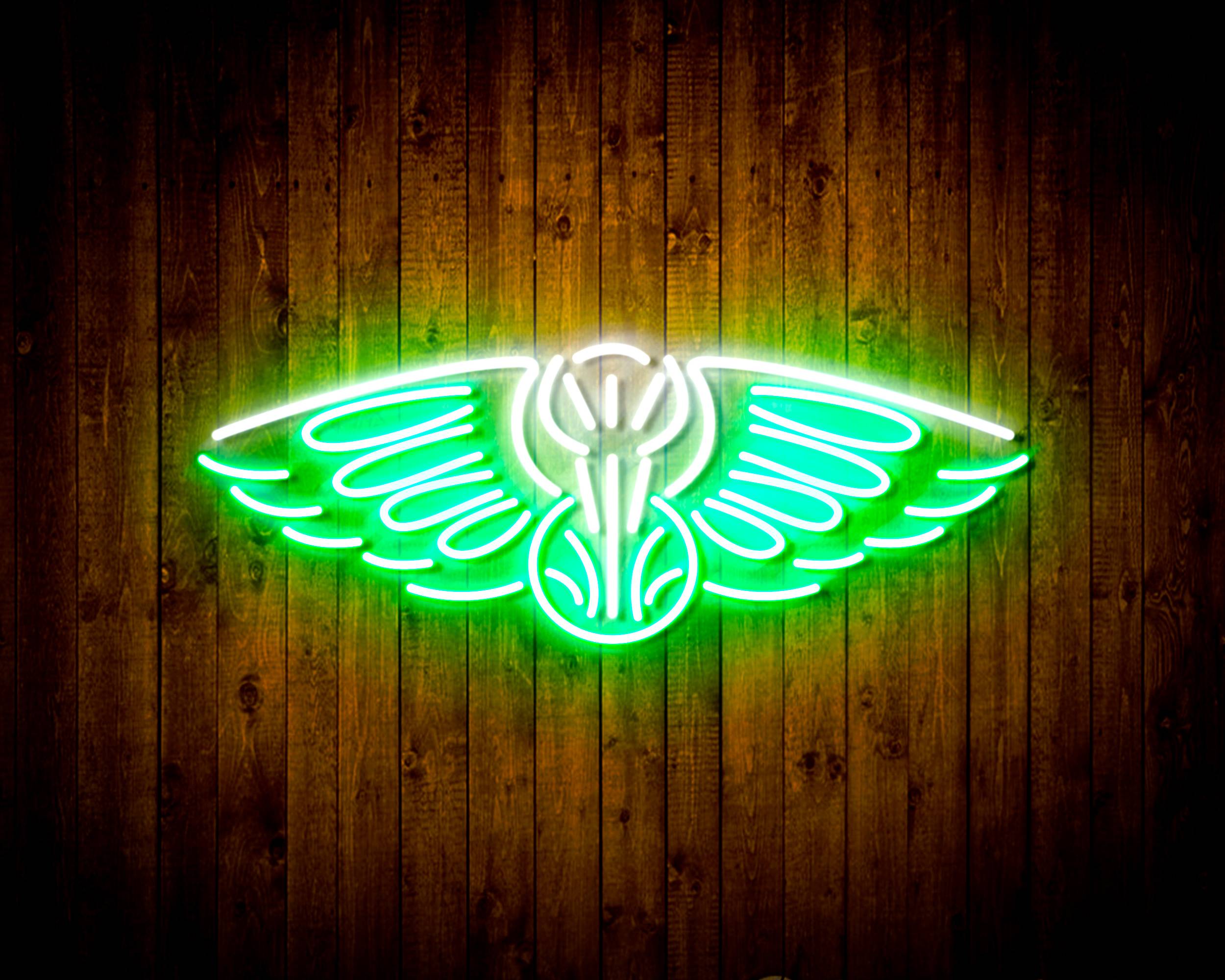 NBA New Orleans Pelicans Handmade LED Neon Light Sign