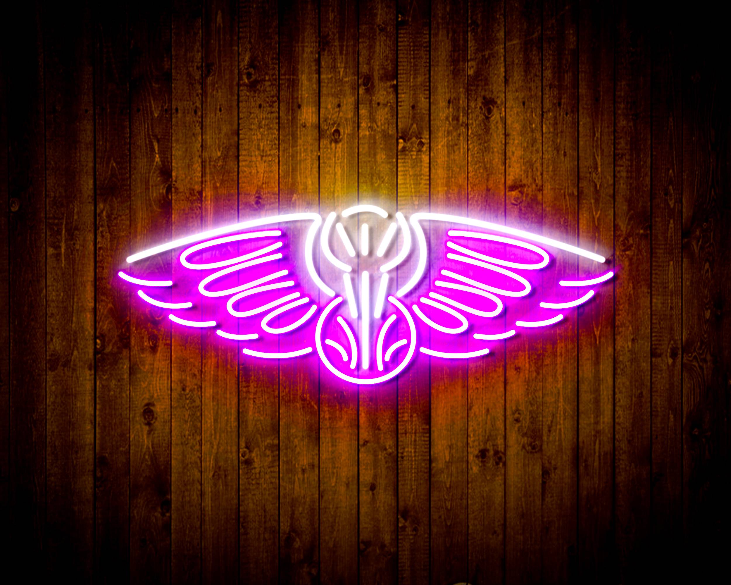 NBA New Orleans Pelicans Handmade LED Neon Light Sign