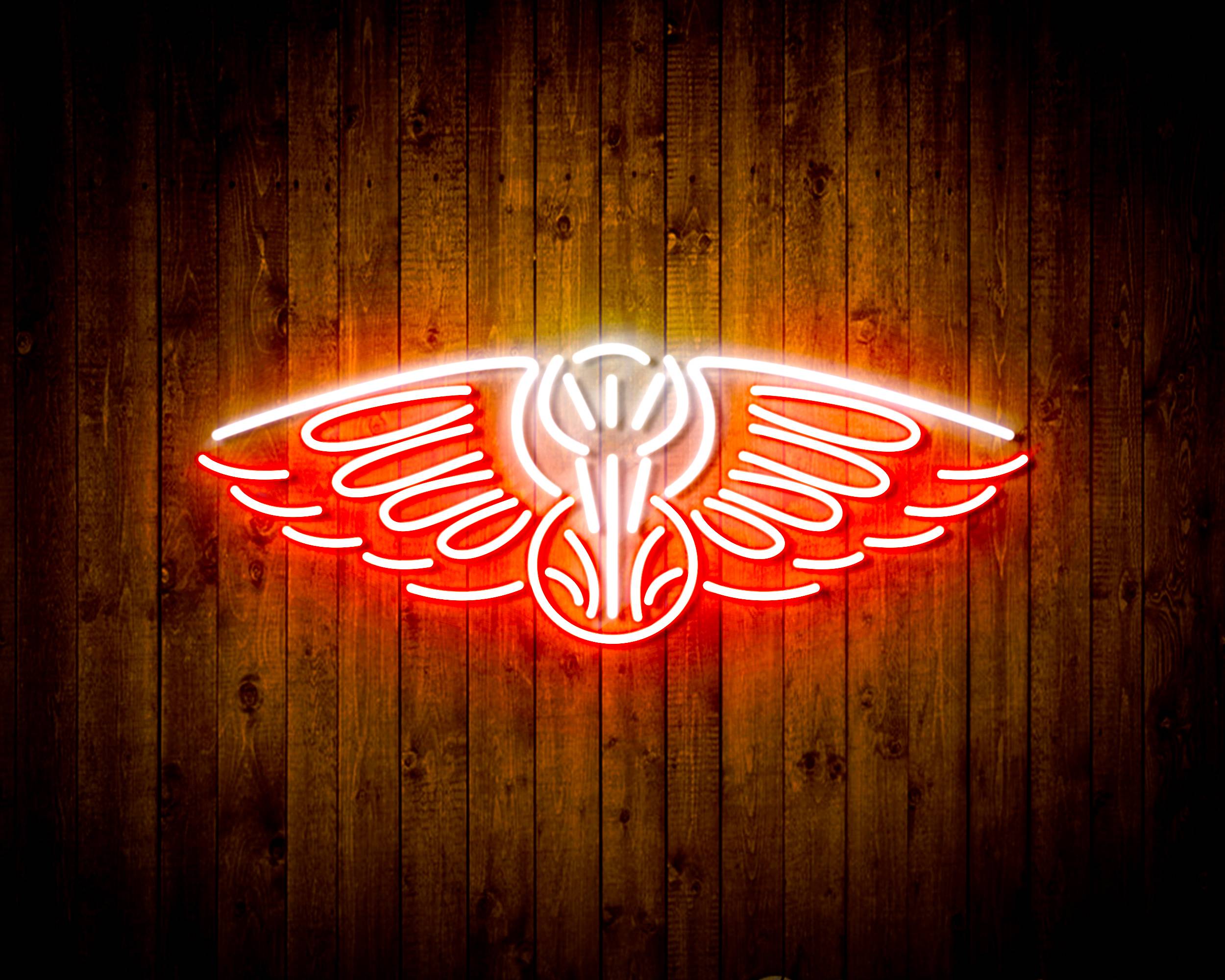 NBA New Orleans Pelicans Handmade LED Neon Light Sign