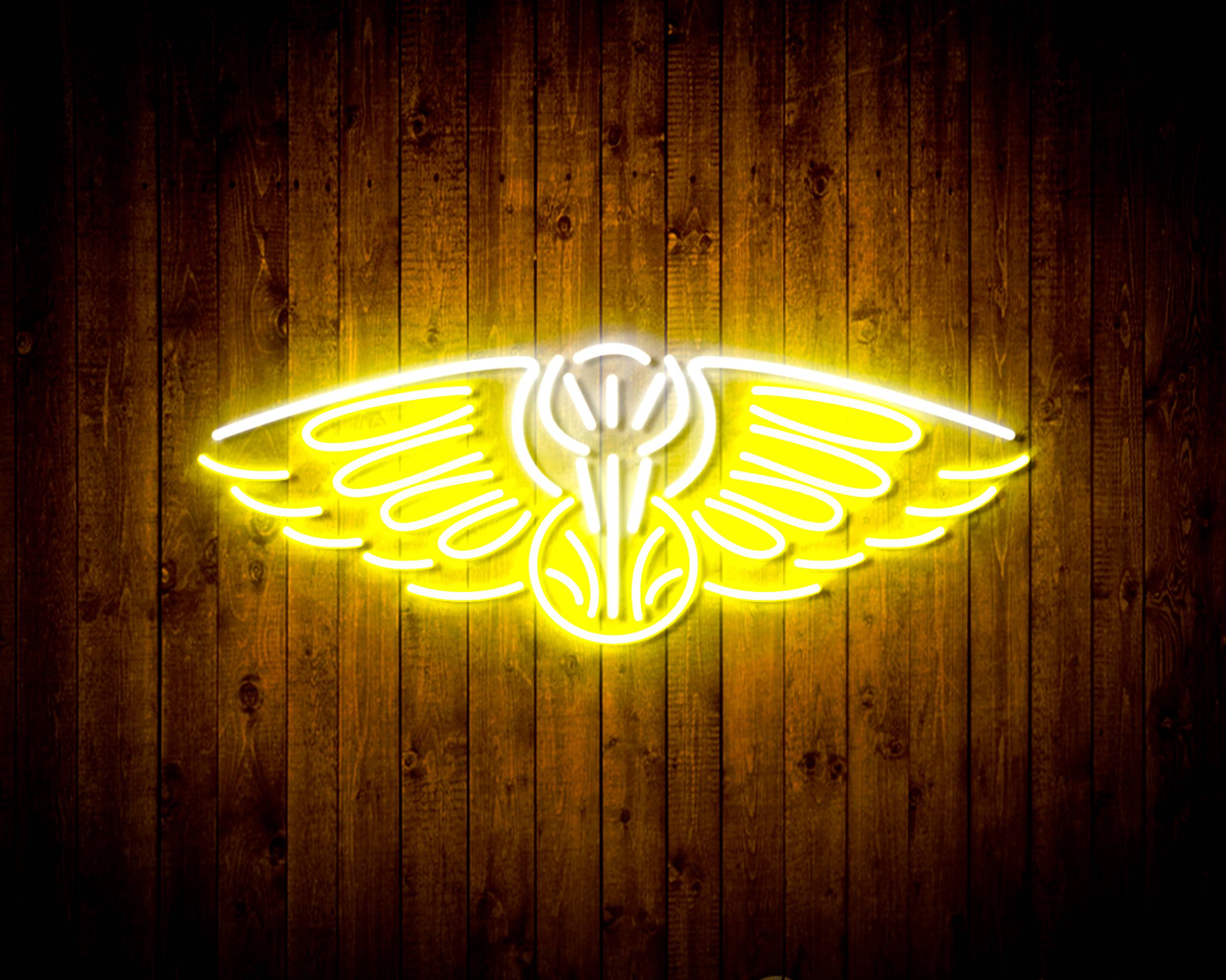 NBA New Orleans Pelicans Handmade LED Neon Light Sign