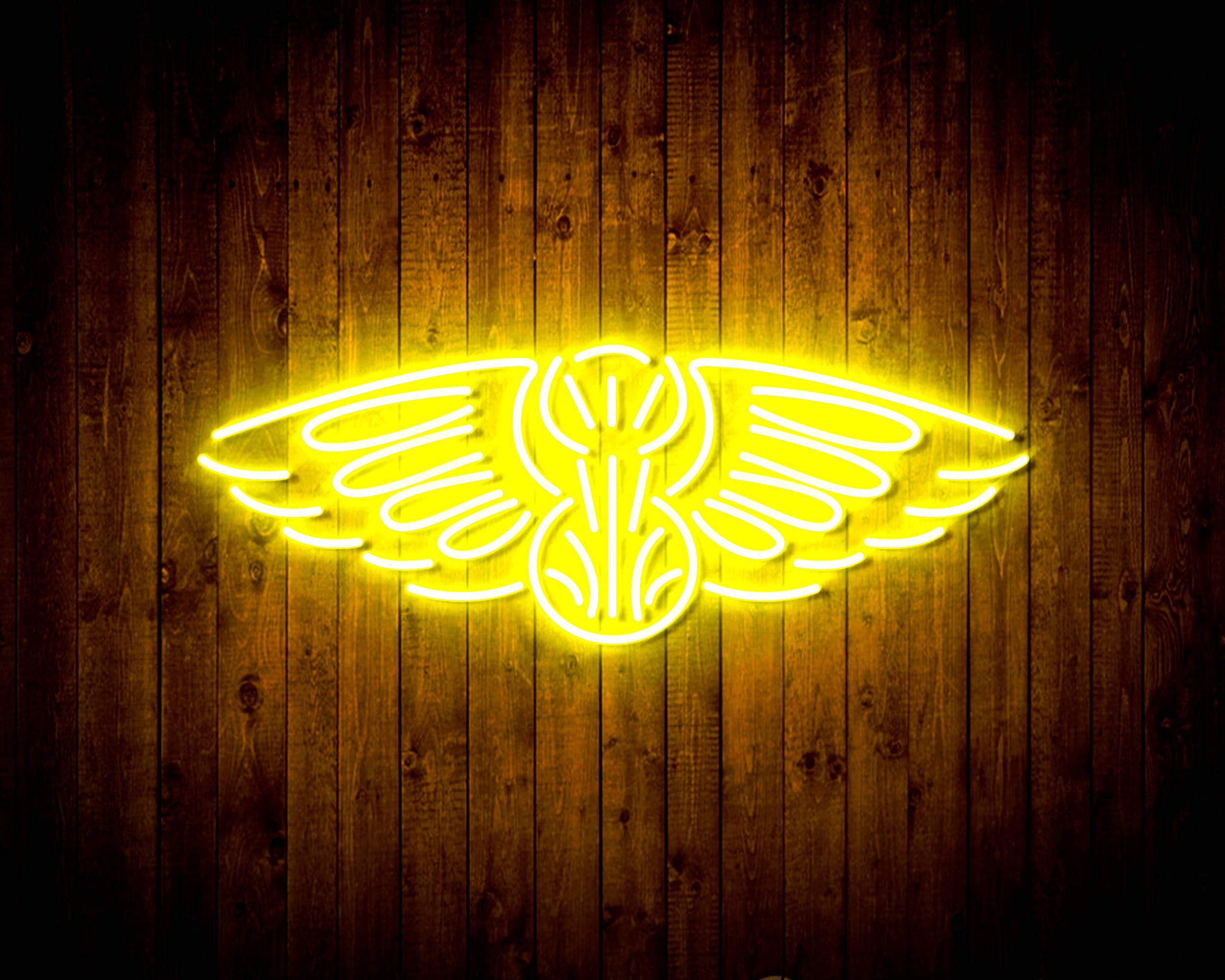 NBA New Orleans Pelicans Handmade LED Neon Light Sign