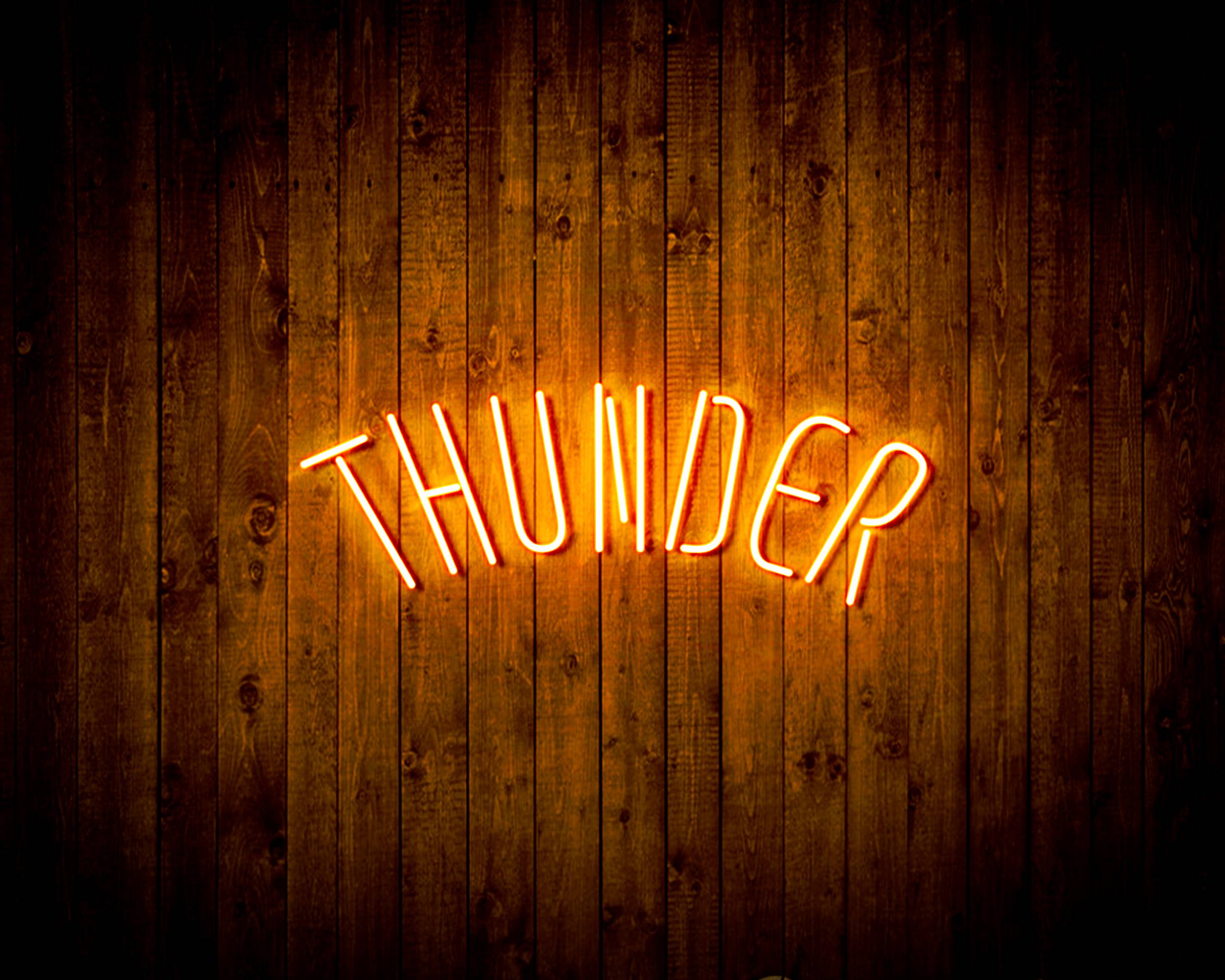 NBA Oklahoma City Thunder Handmade LED Neon Light Sign