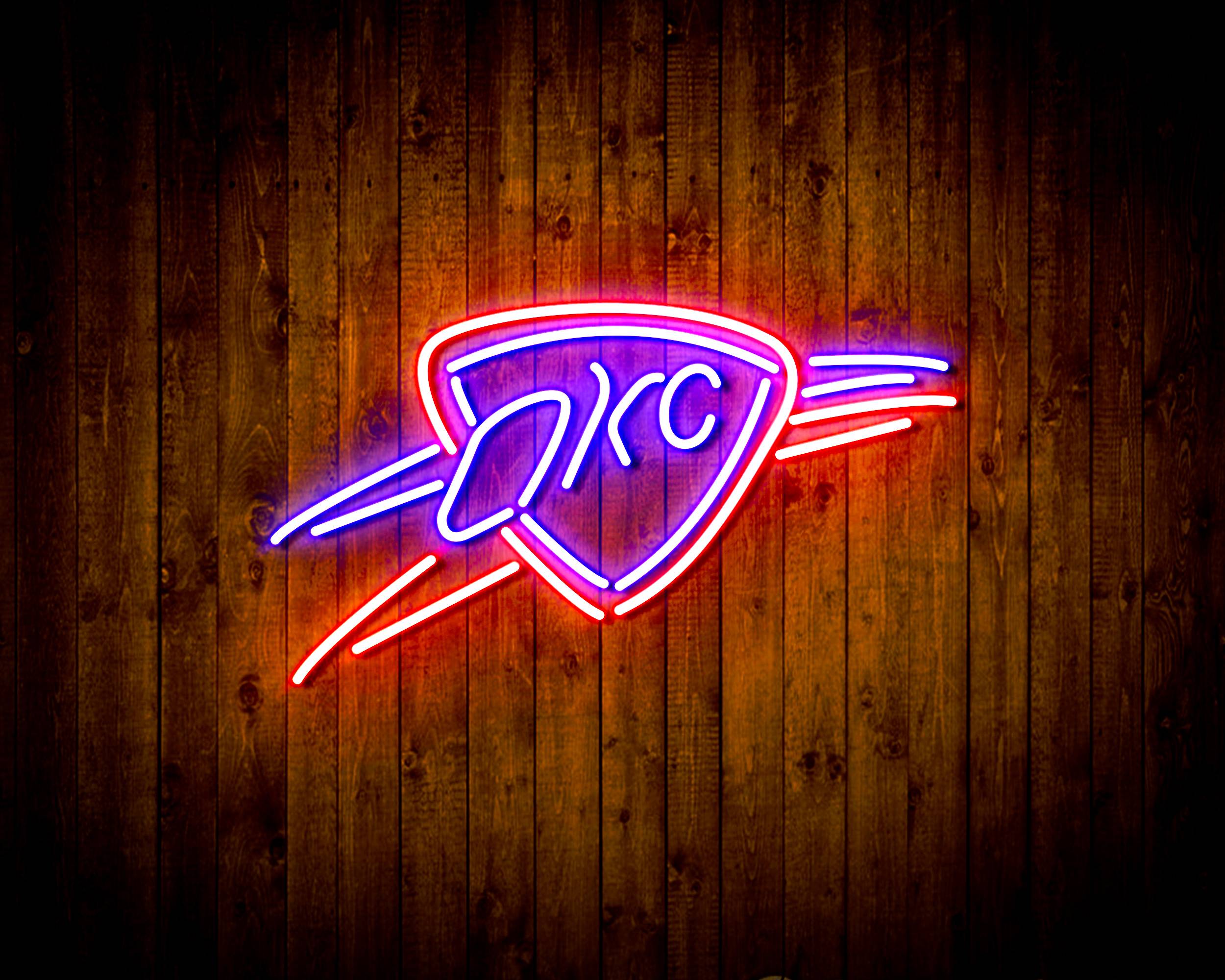 NBA Oklahoma City Thunder Handmade LED Neon Light Sign