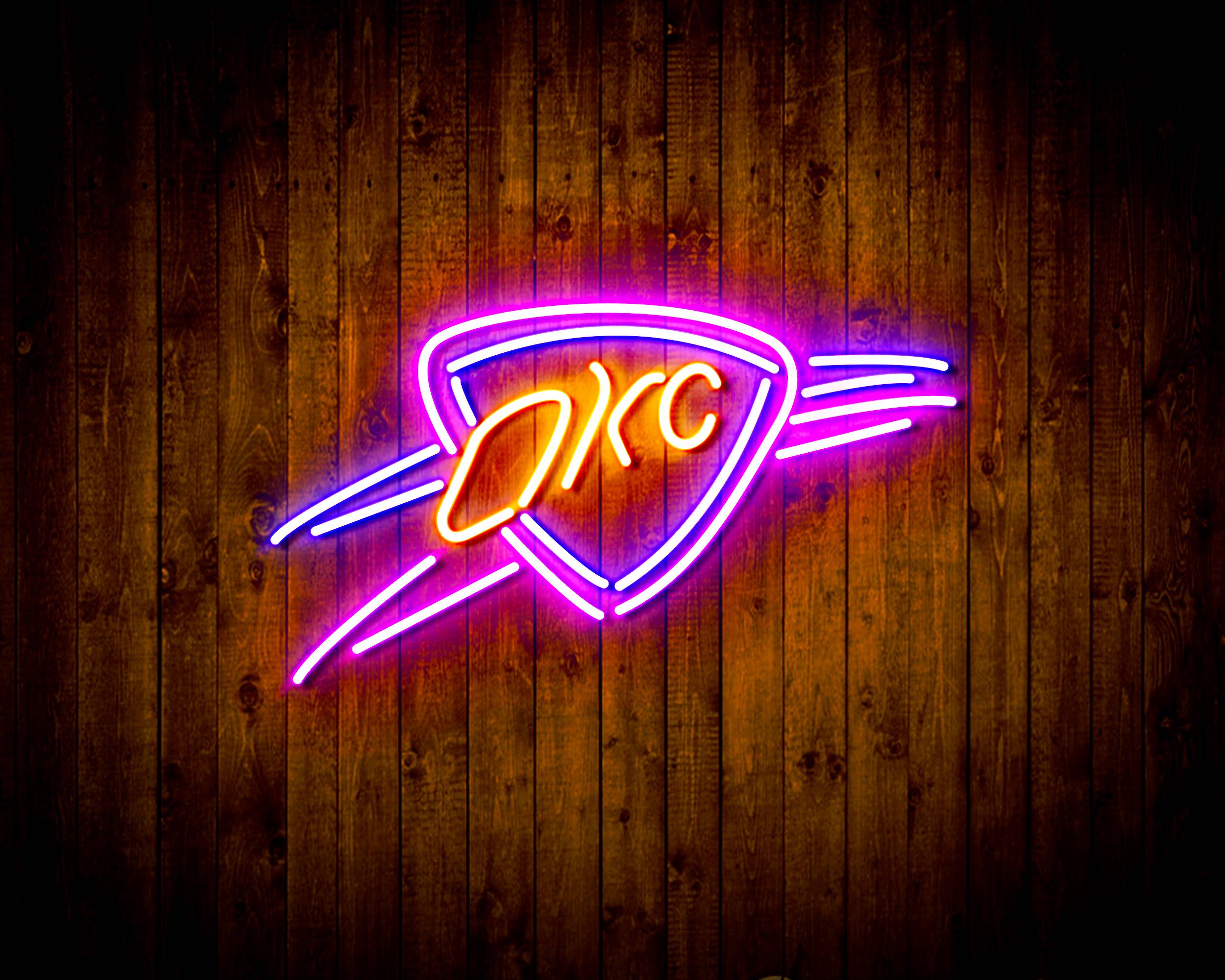 NBA Oklahoma City Thunder Handmade LED Neon Light Sign