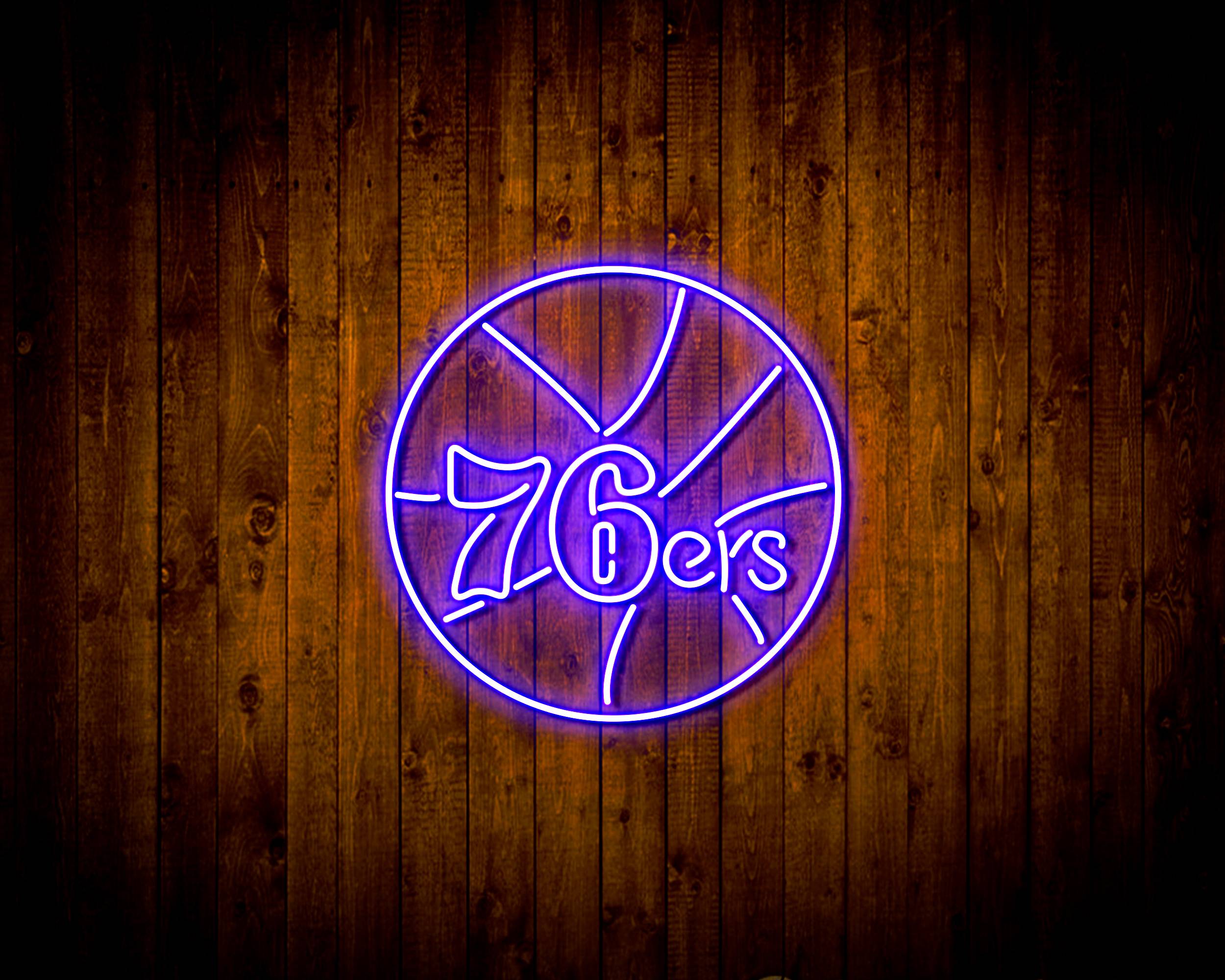 NBA Philadelphia 76ers Handmade LED Neon Light Sign