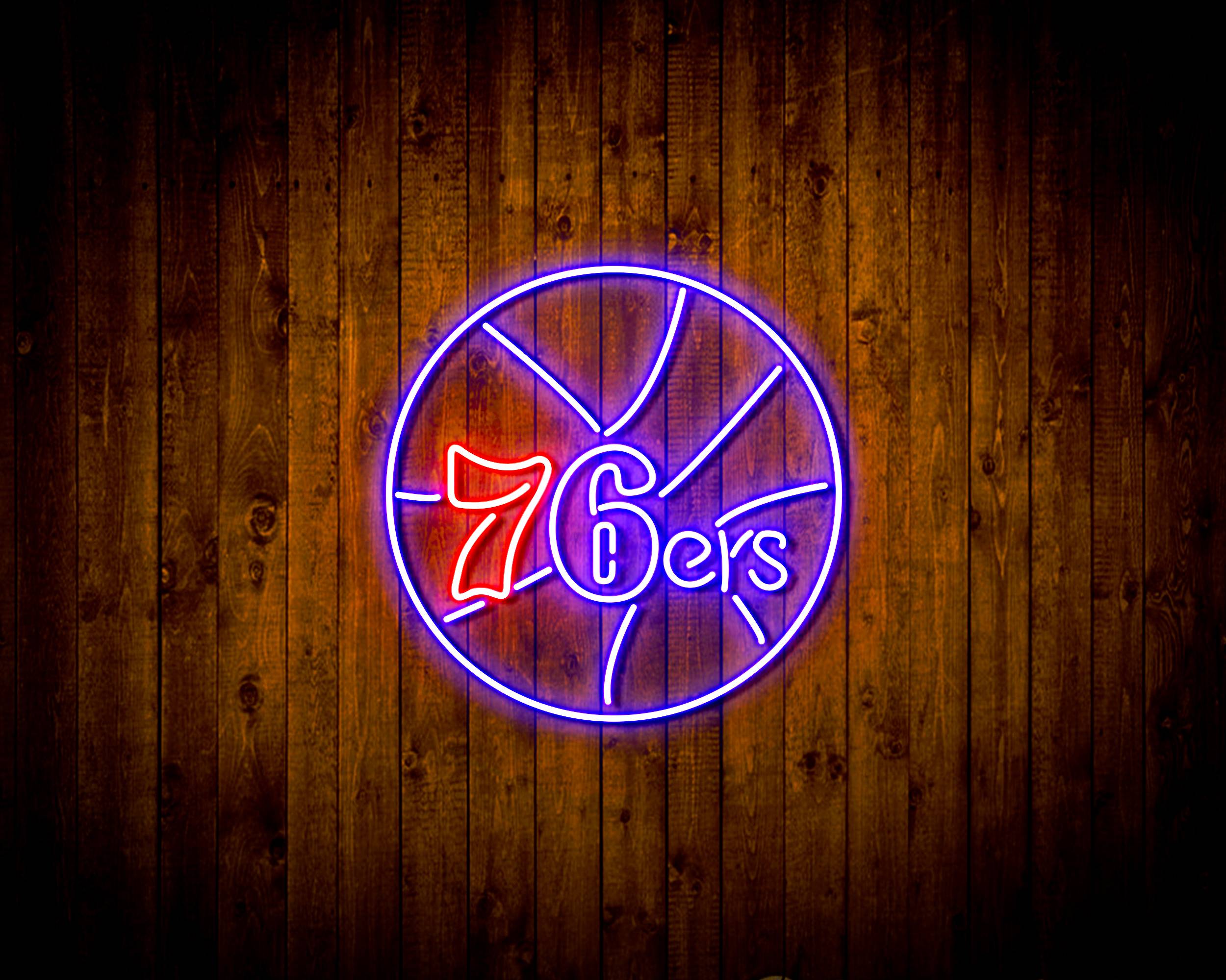 NBA Philadelphia 76ers Handmade LED Neon Light Sign