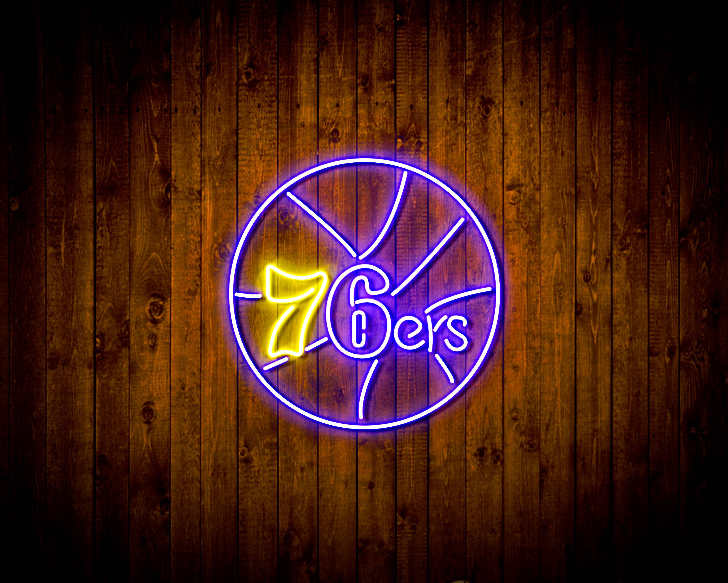 NBA Philadelphia 76ers Handmade LED Neon Light Sign