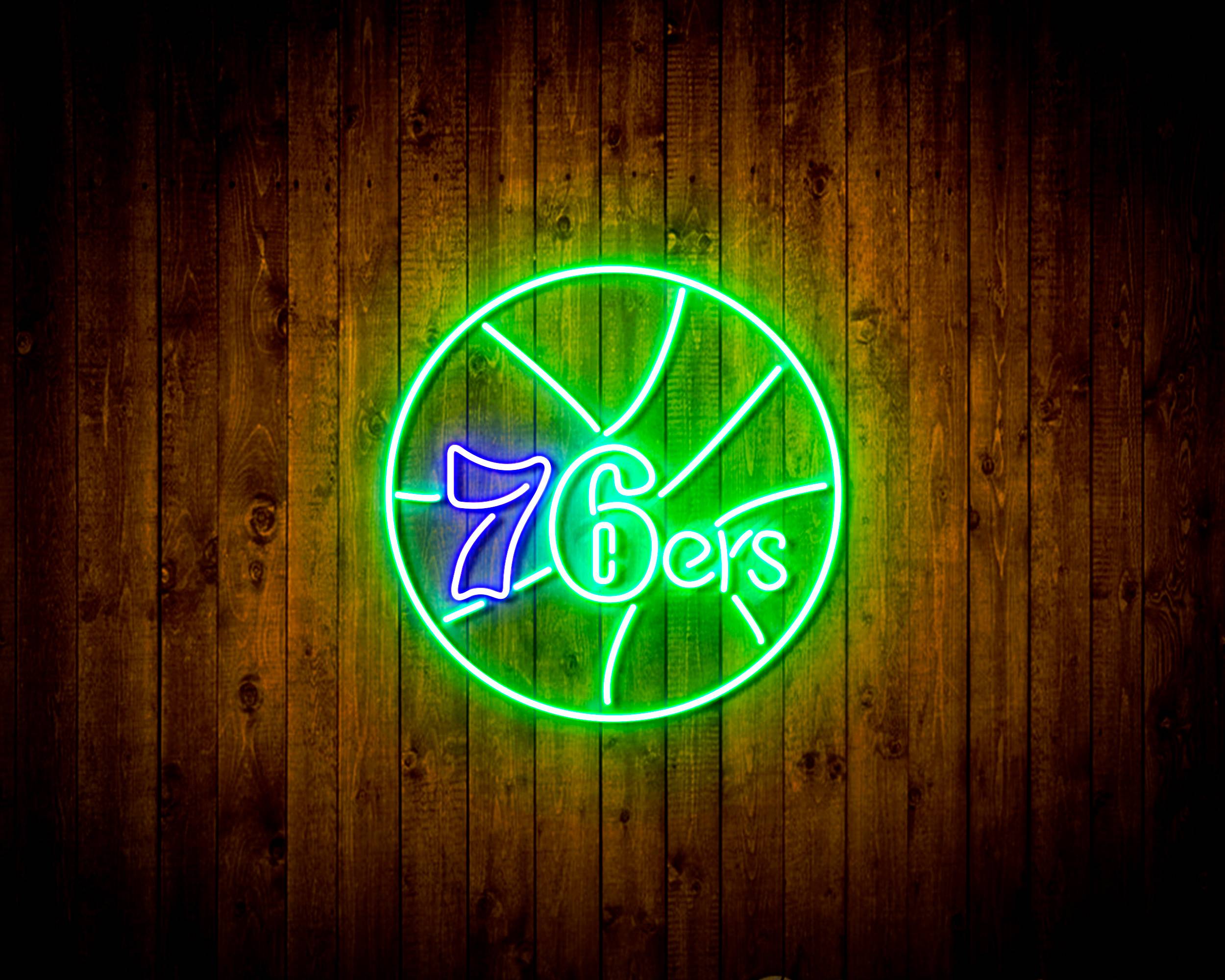 NBA Philadelphia 76ers Handmade LED Neon Light Sign