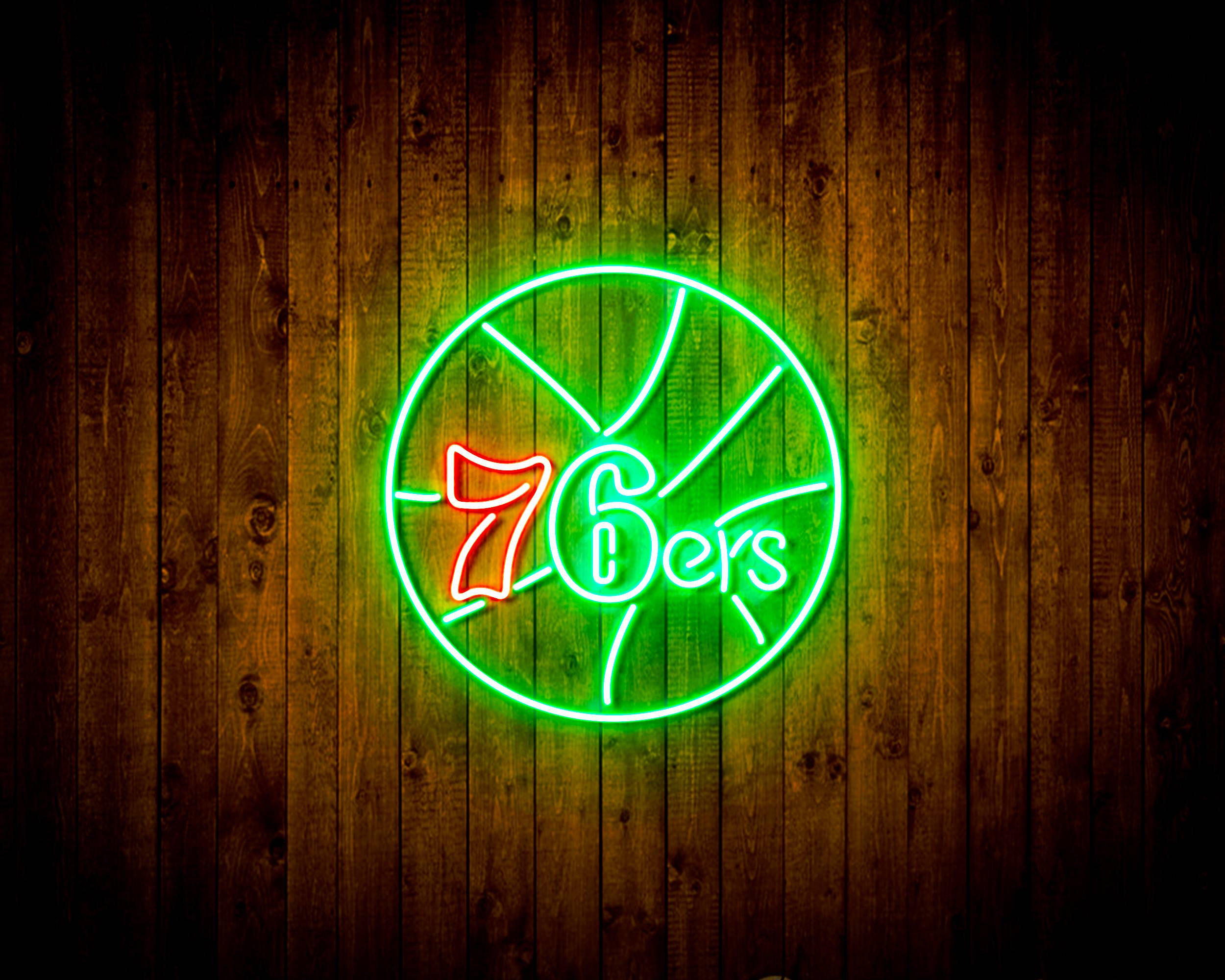 NBA Philadelphia 76ers Handmade LED Neon Light Sign