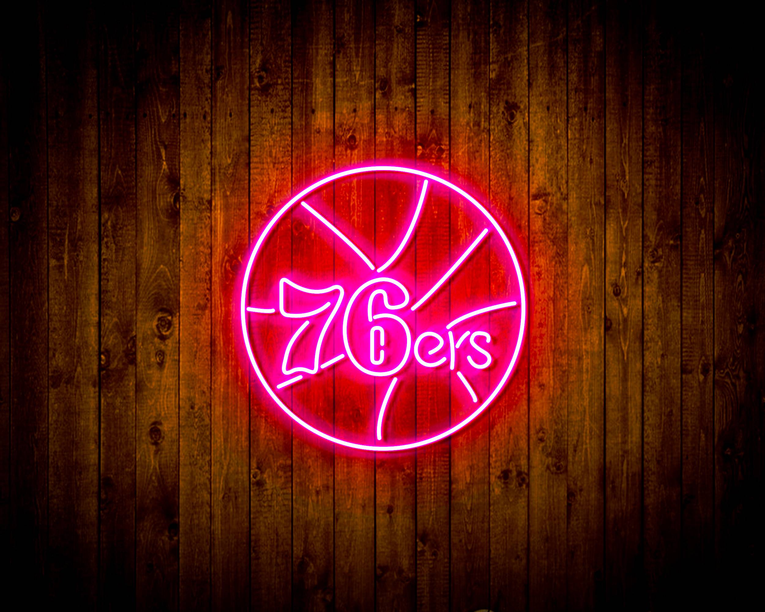 NBA Philadelphia 76ers Handmade LED Neon Light Sign