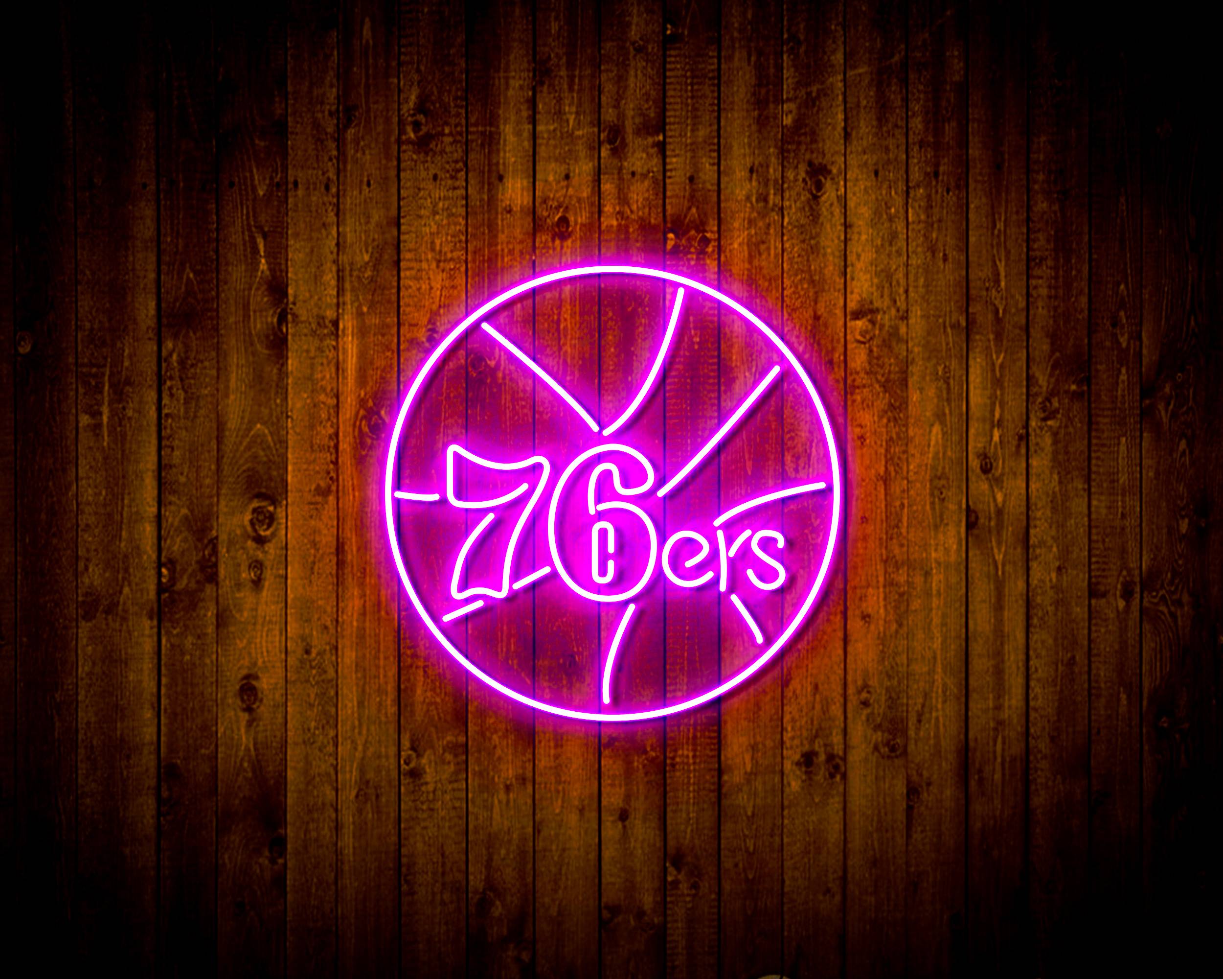 NBA Philadelphia 76ers Handmade LED Neon Light Sign