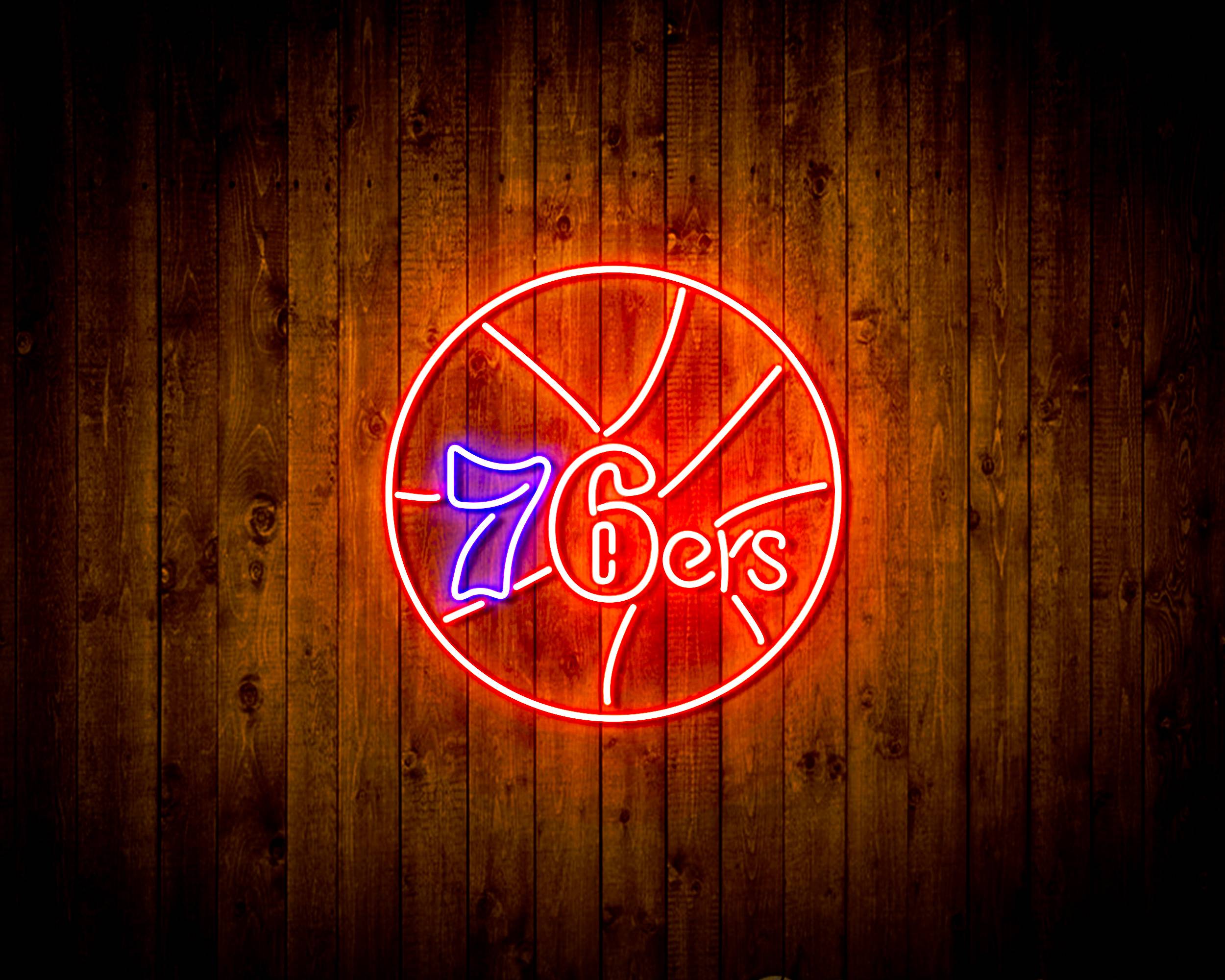 NBA Philadelphia 76ers Handmade LED Neon Light Sign