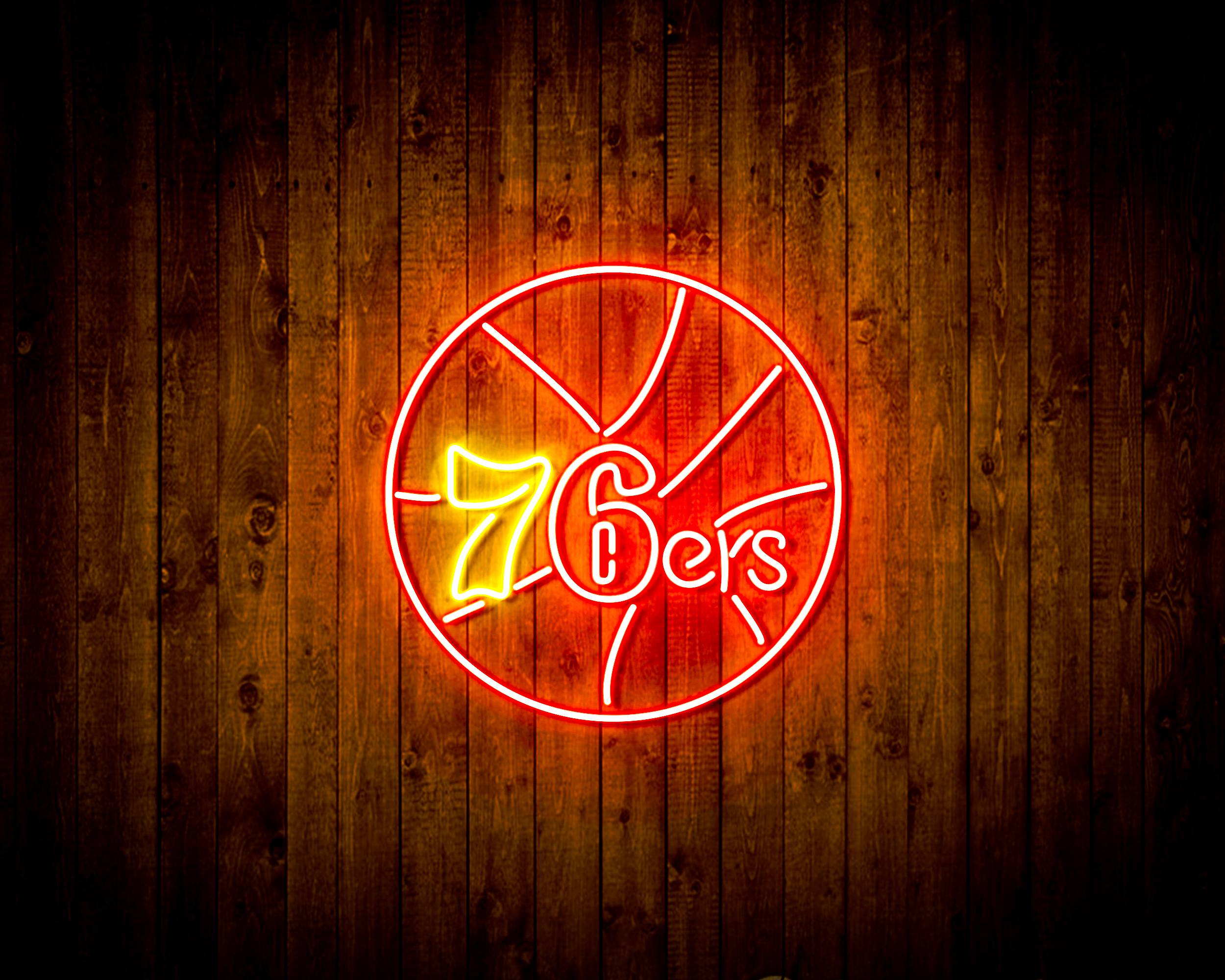 NBA Philadelphia 76ers Handmade LED Neon Light Sign