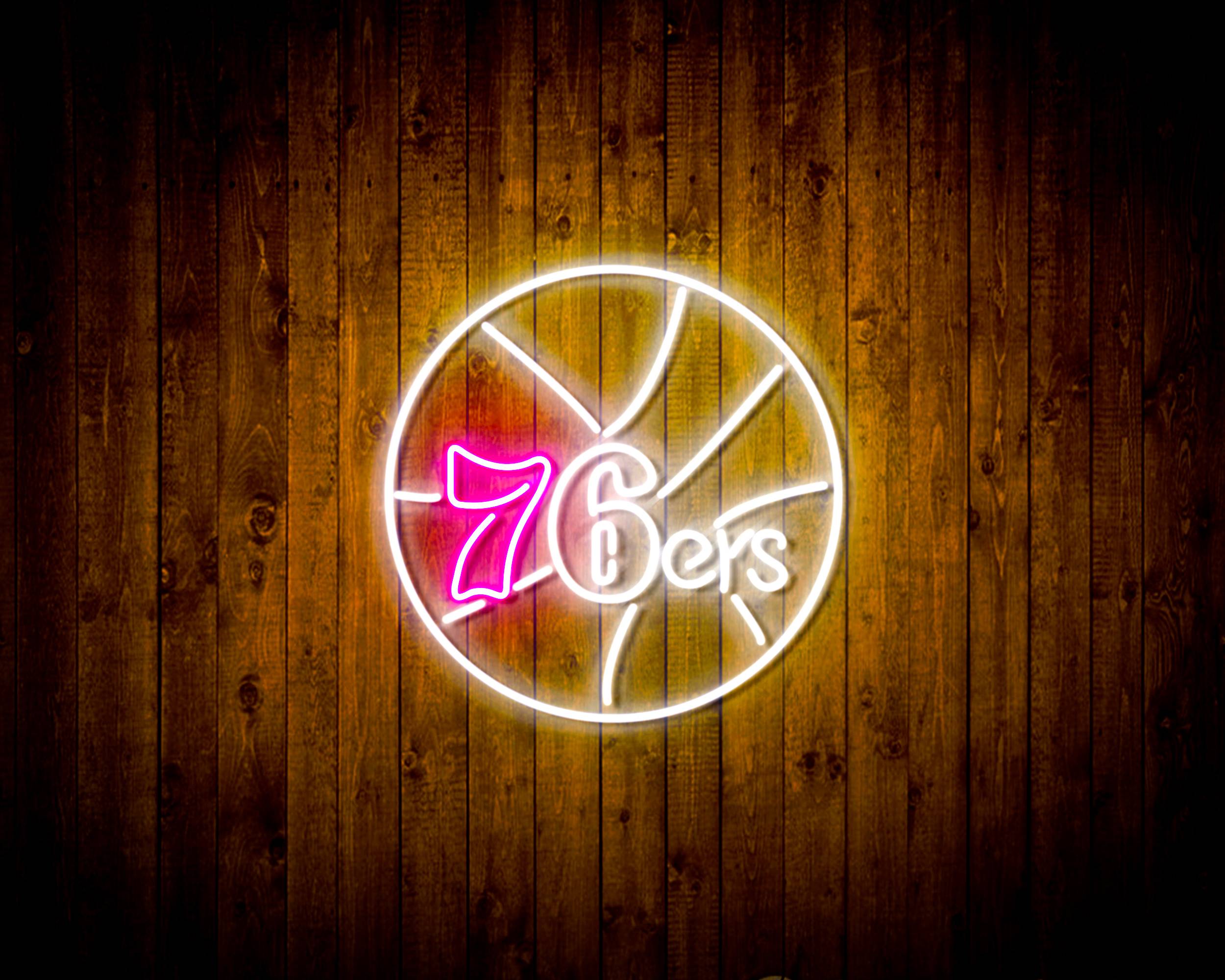 NBA Philadelphia 76ers Handmade LED Neon Light Sign