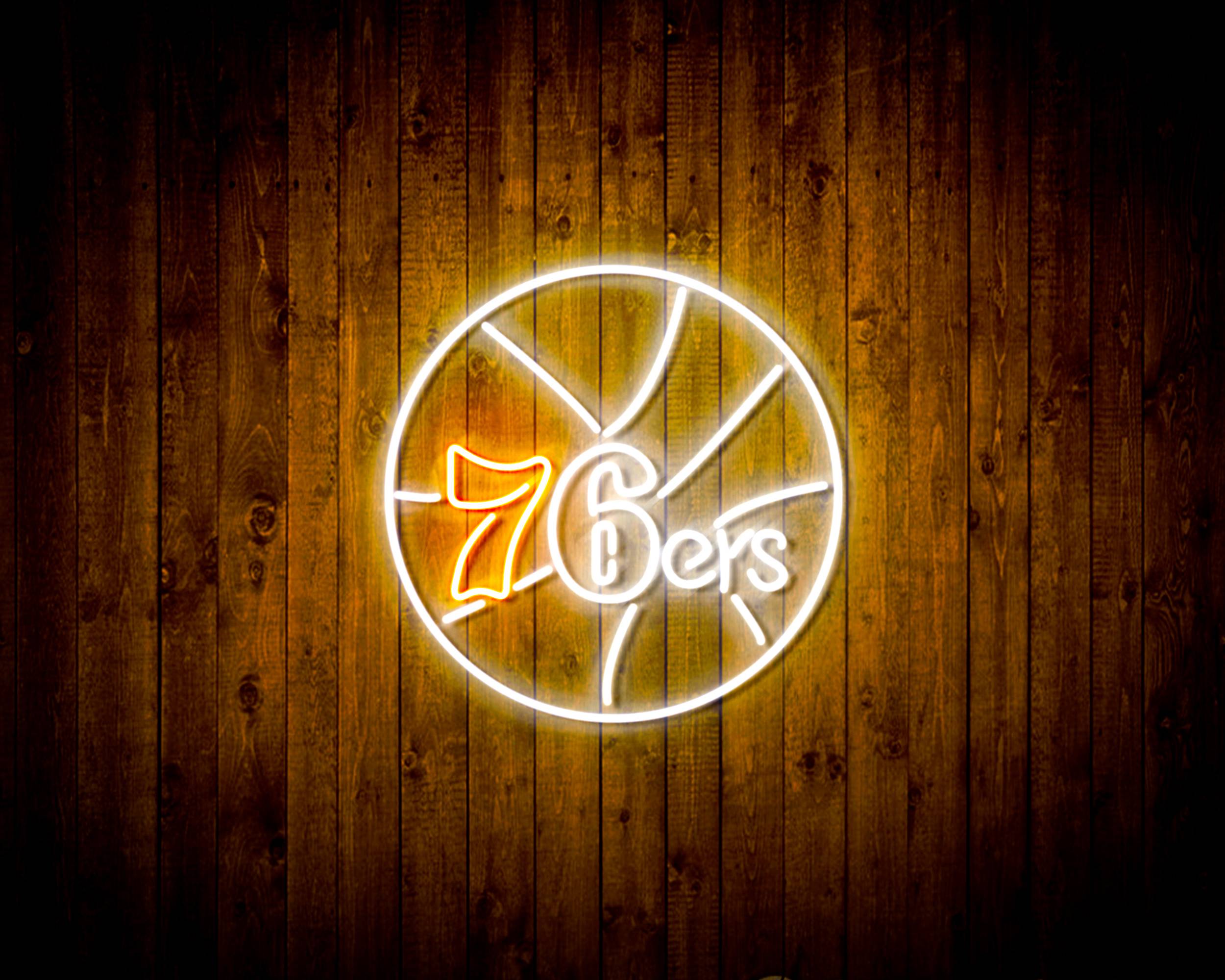 NBA Philadelphia 76ers Handmade LED Neon Light Sign