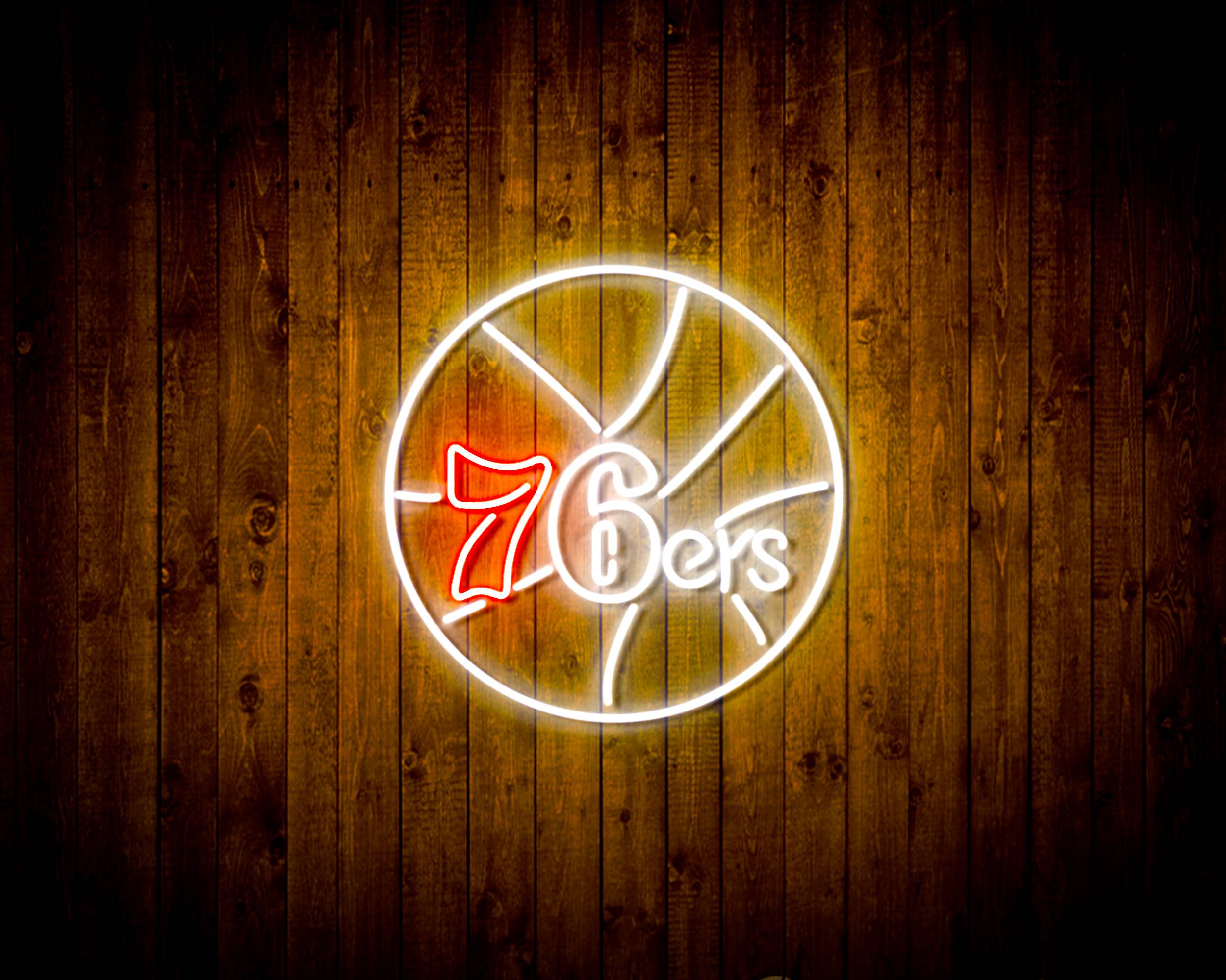 NBA Philadelphia 76ers Handmade LED Neon Light Sign