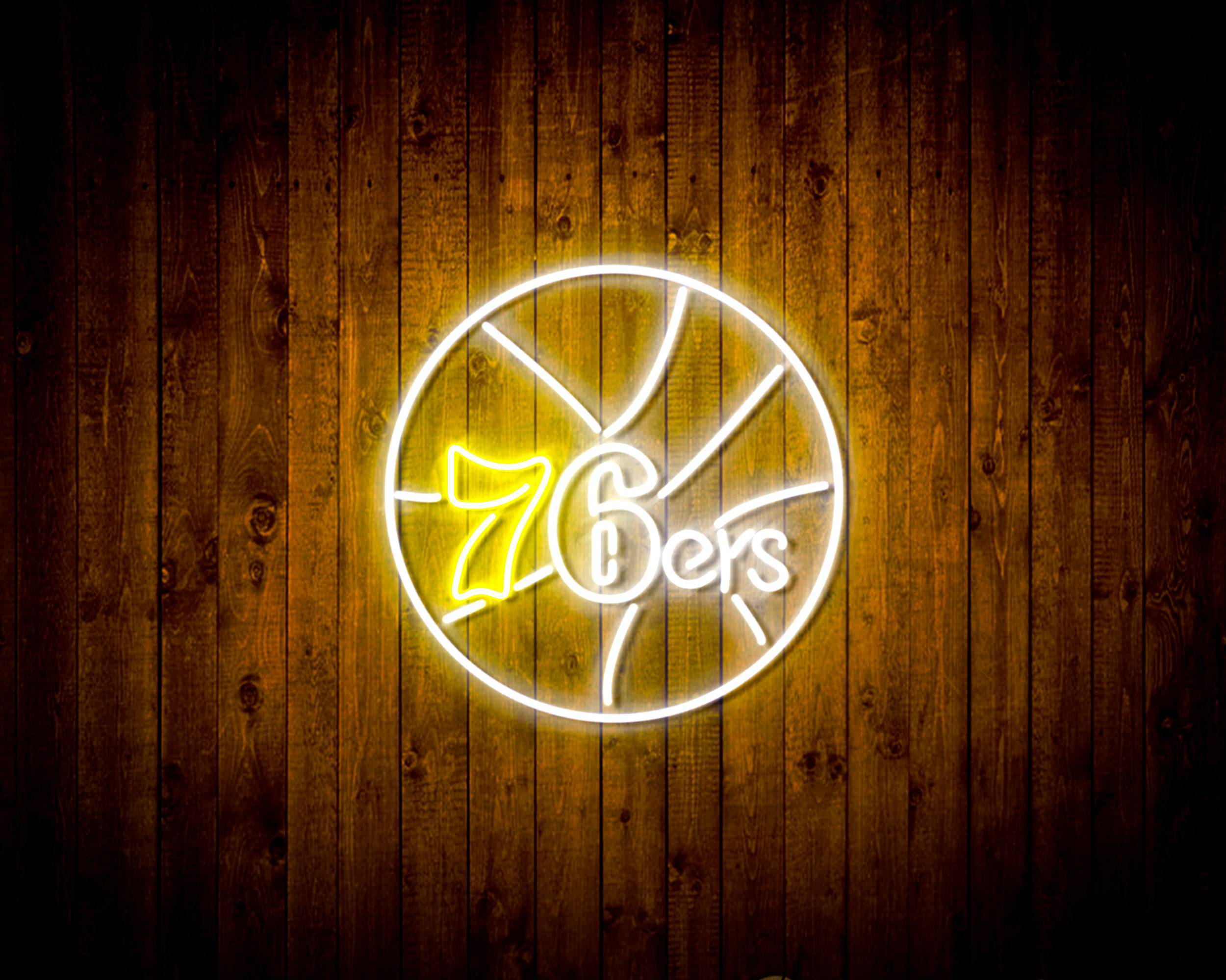 NBA Philadelphia 76ers Handmade LED Neon Light Sign