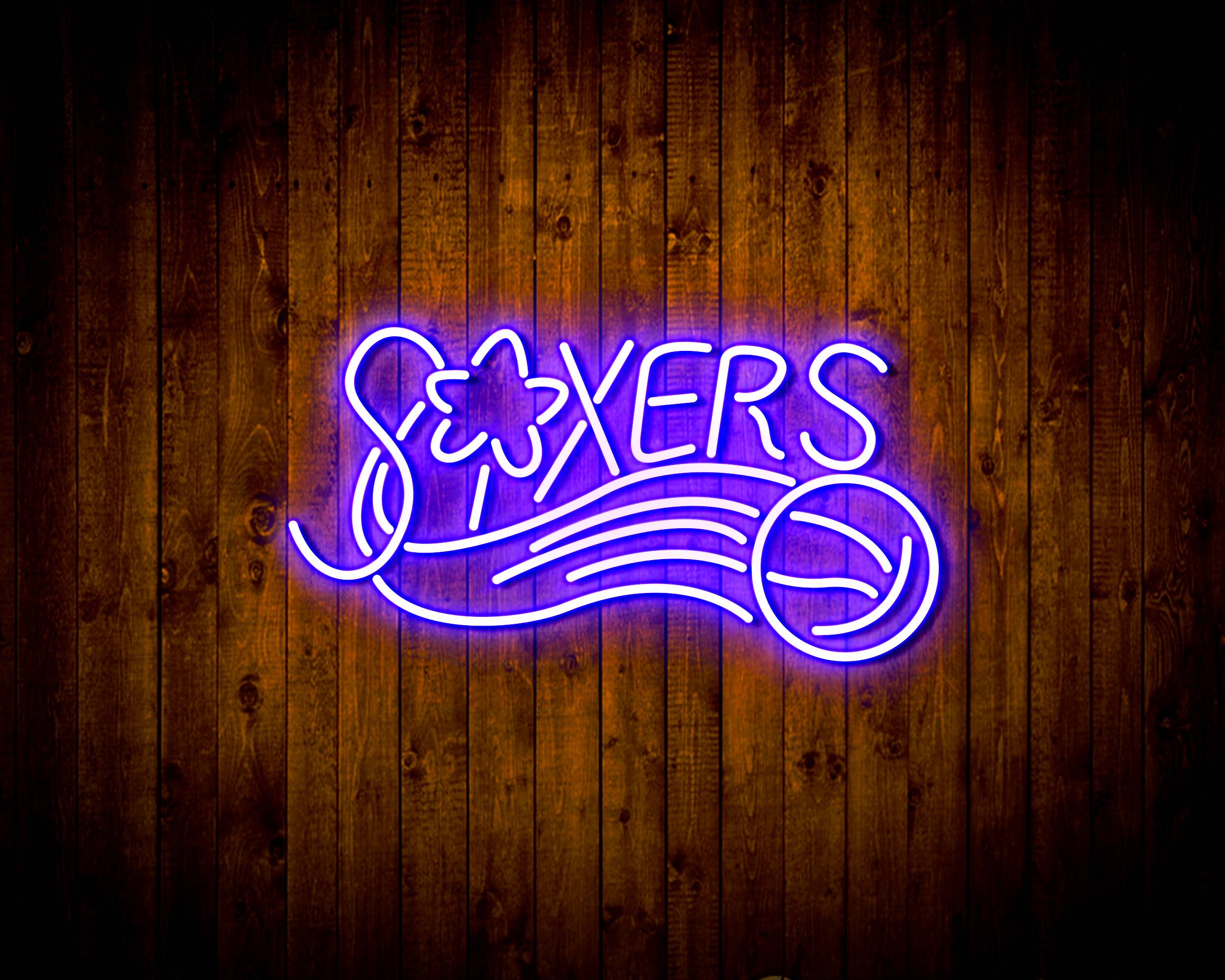 NBA Philadelphia 76ers Handmade LED Neon Light Sign
