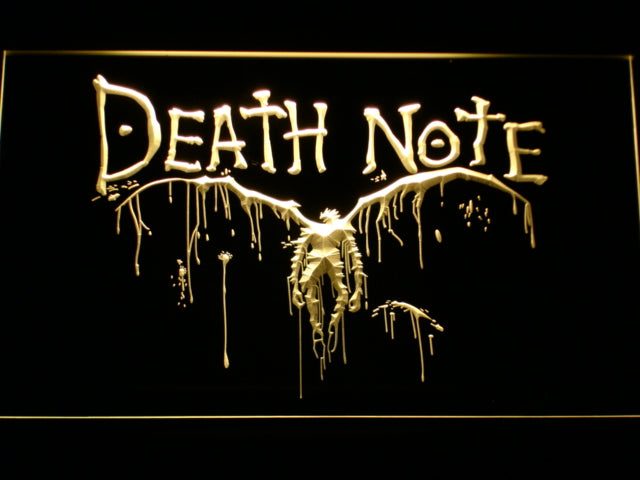 Death Note Neon Sign - LED LAB CAVE