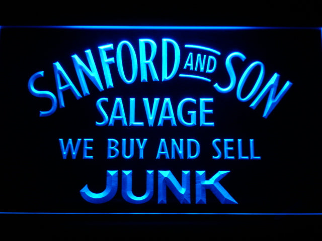 red Sanford and Son Salvage Buy Sell Junk Beer Bar Led Light Sign Neon Light LED Sign